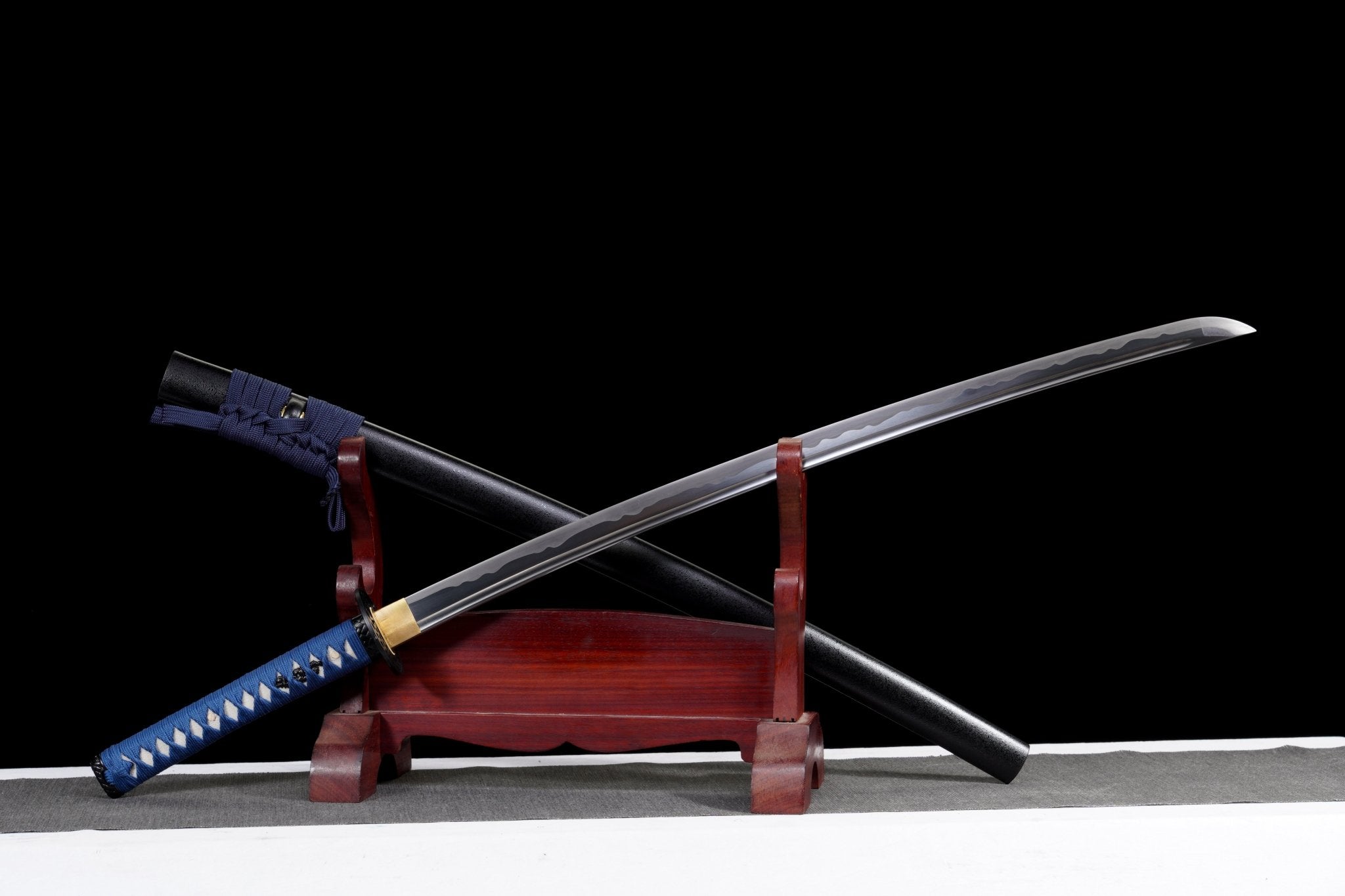 Katana Bamboo Whisper Black Ishime Saya Genuine Rayskin 蒼竹 | KatanaSwordArt Katana For Sale 2025