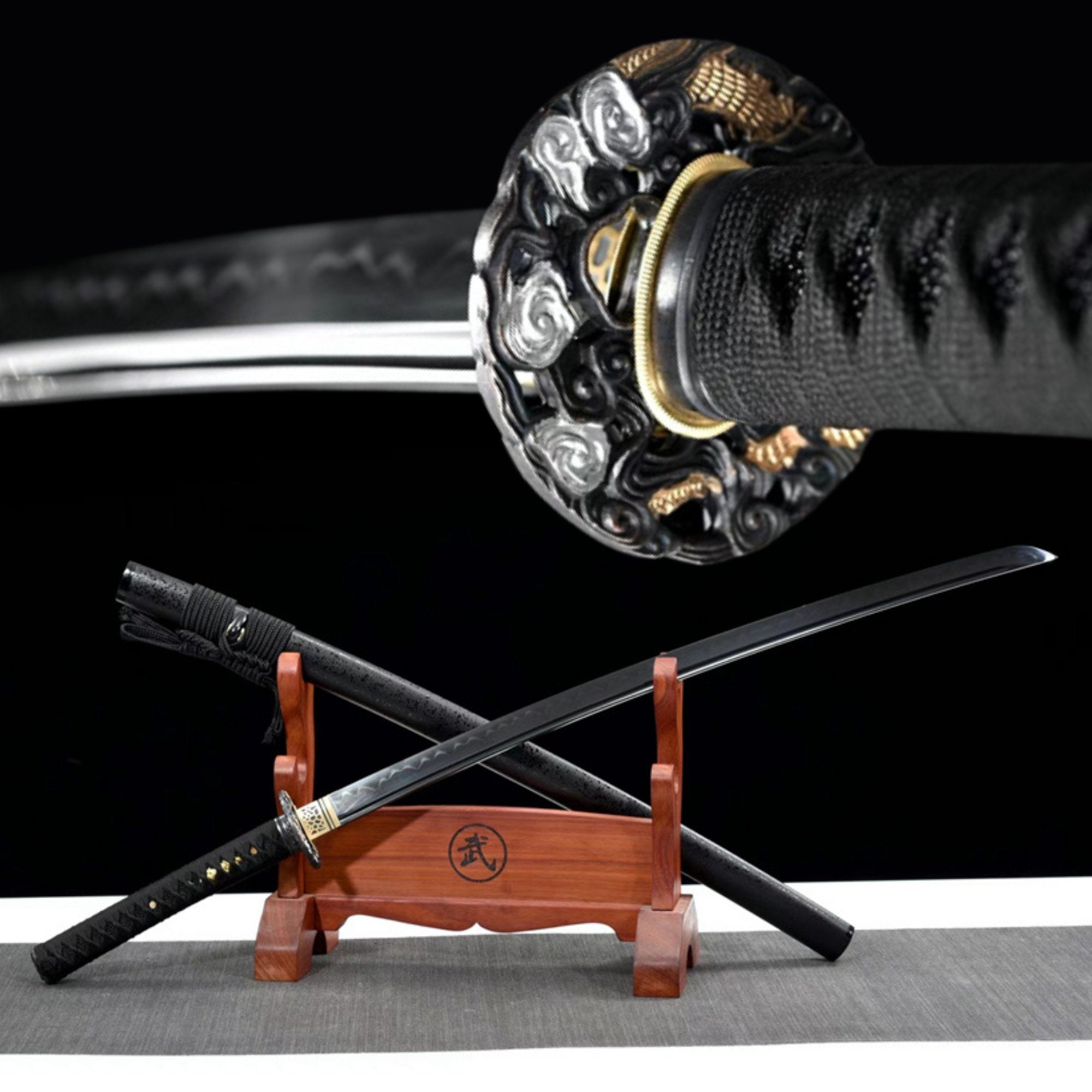 Katana Black Wing T10 Clay Tempered 黑翼 | KatanaSwordArt Katana For Sale