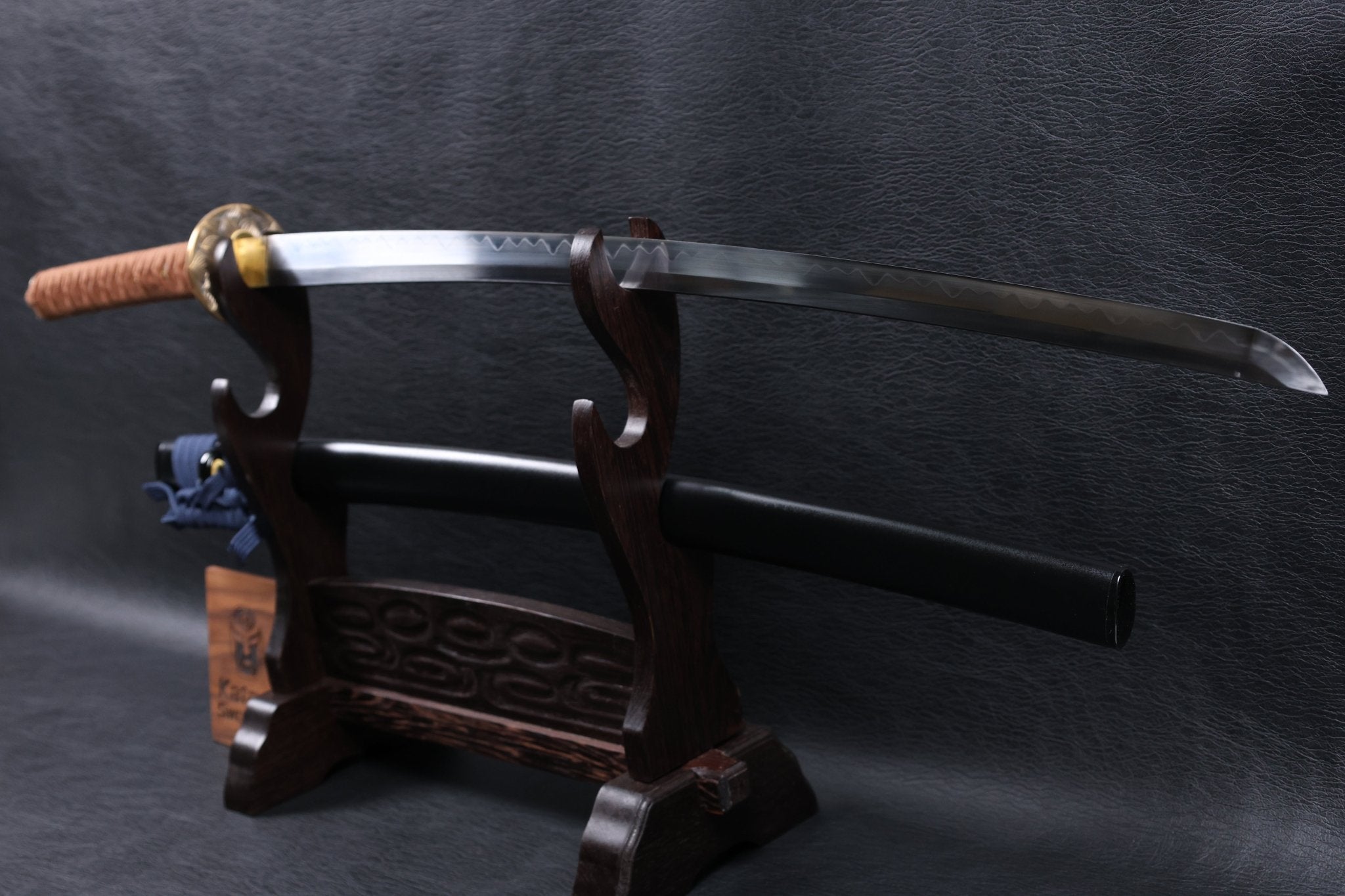 Katana Bokuden T10 Clay Tempered Blade with Notare Wave Hamon | KSA Huo | KSA Katana For Sale 2026