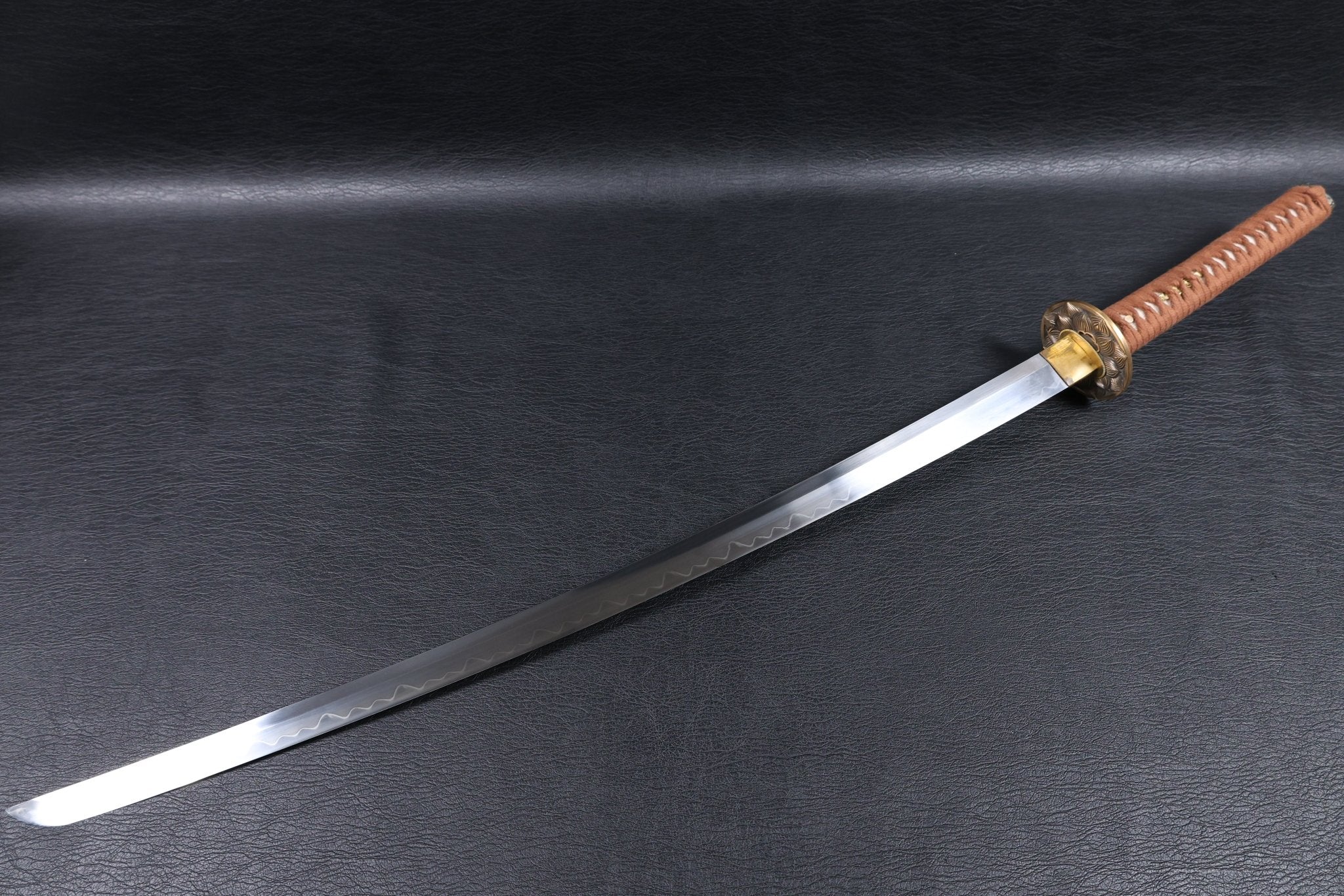 Katana Bokuden T10 Clay Tempered Blade with Notare Wave Hamon | KSA Huo | KSA Katana For Sale 2026
