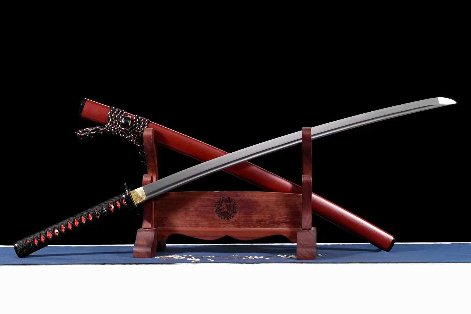 Katana ChiMo Spring Steel Red Saya 赤魔 | KatanaSwordArt Katana For Sale 2025
