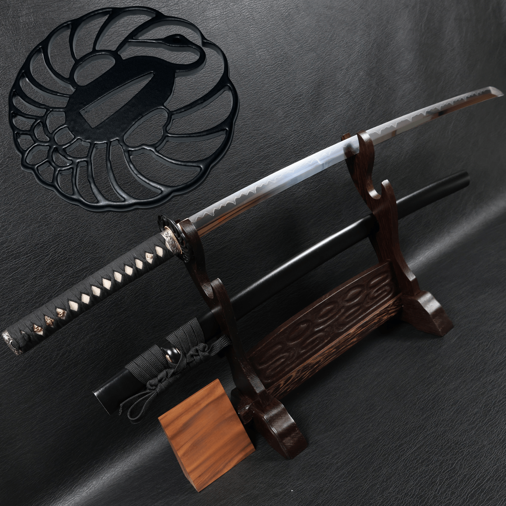 Katana CraneRhythm T10 Clay Tempered Blade with Sanbonsugi Hamon | KSA Huo | KatanaSwordArt Katana For Sale 2025