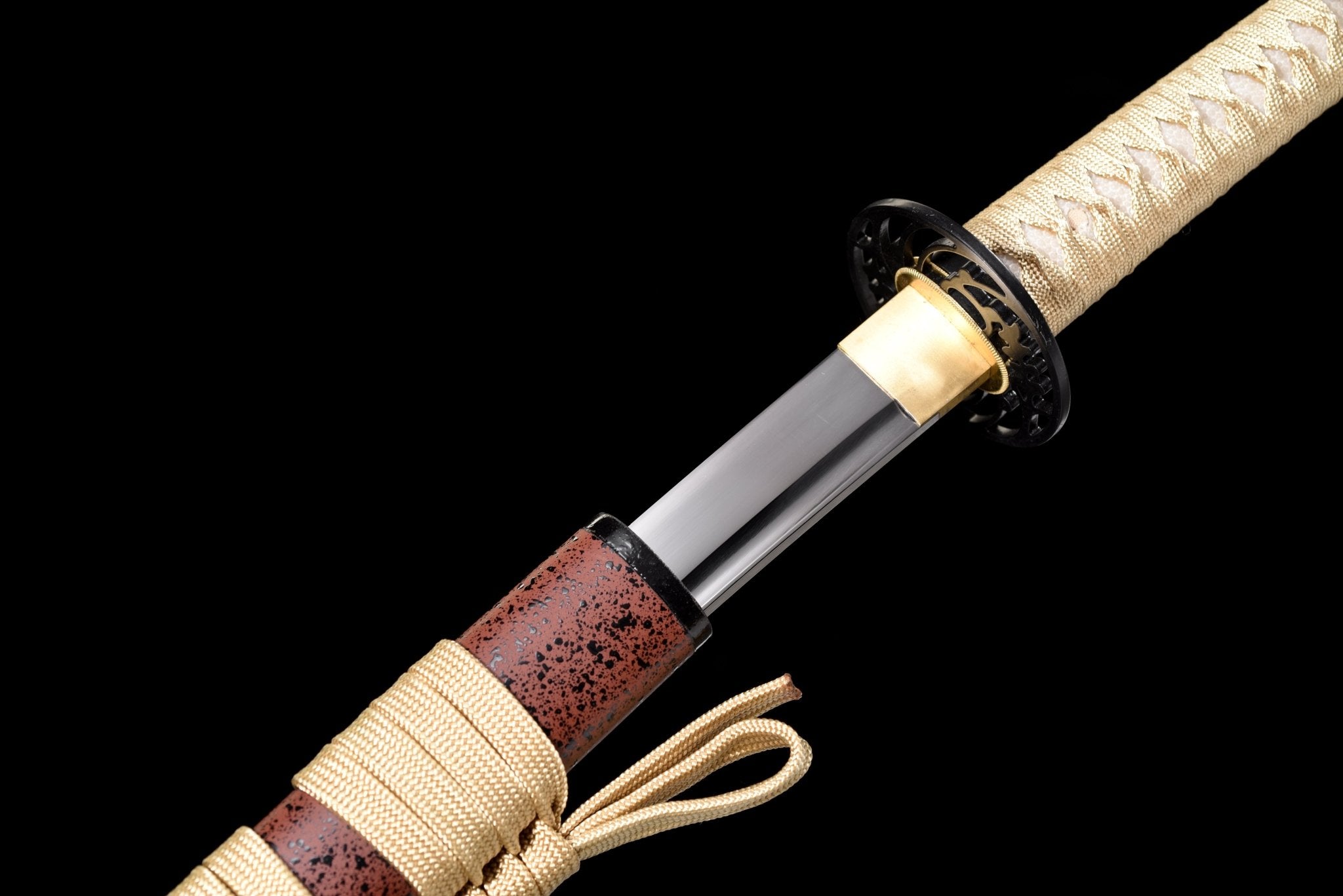Katana Crimson Clarity Red Speckled Saya 朱霁 | KatanaSwordArt Katana For Sale 2025