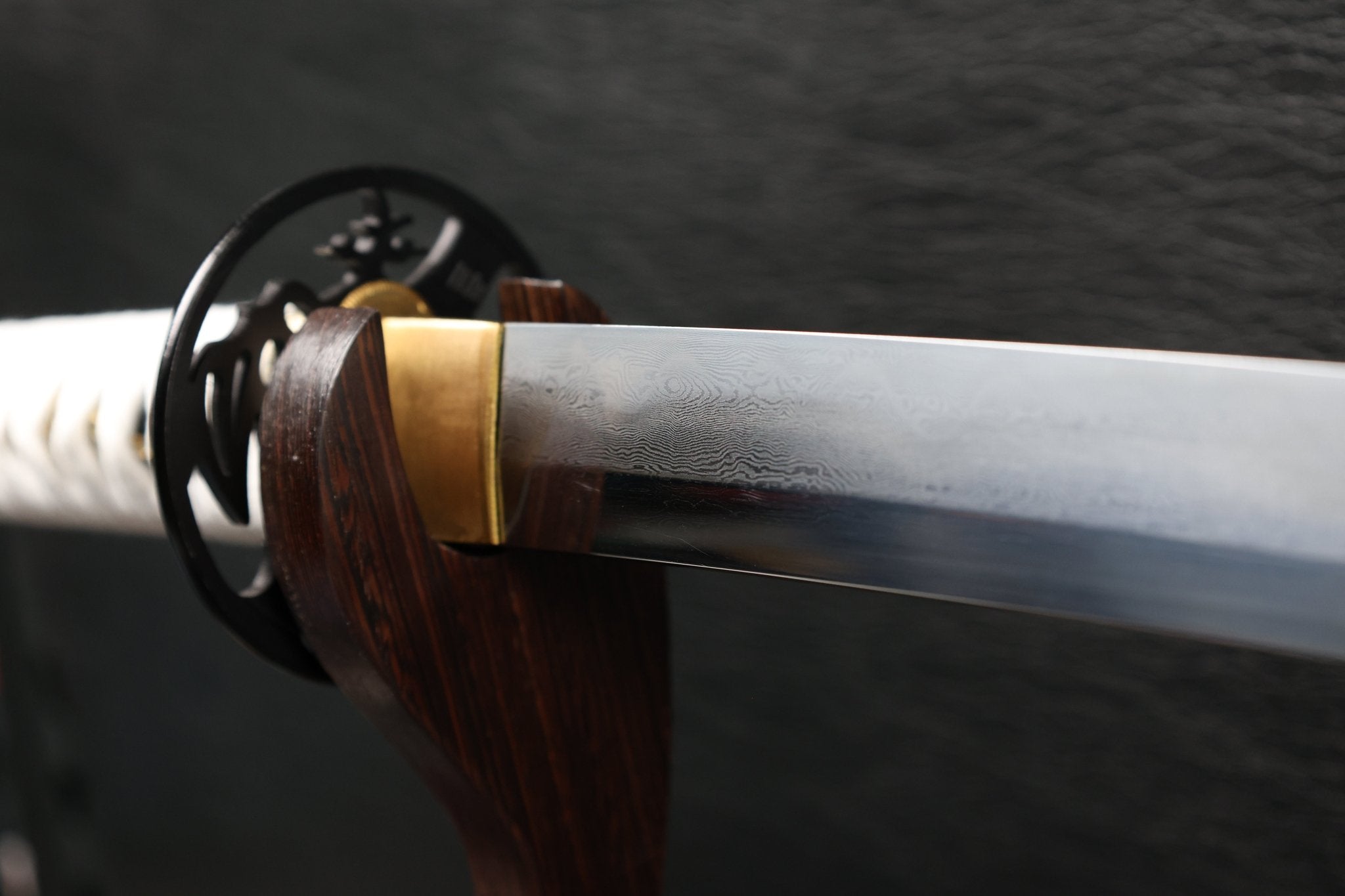 Katana Crimson Kuji Folded Steel Clay Tempered Blade with Sanbonsugi Hamon | KSA Hua | KSA Katana For Sale 2026