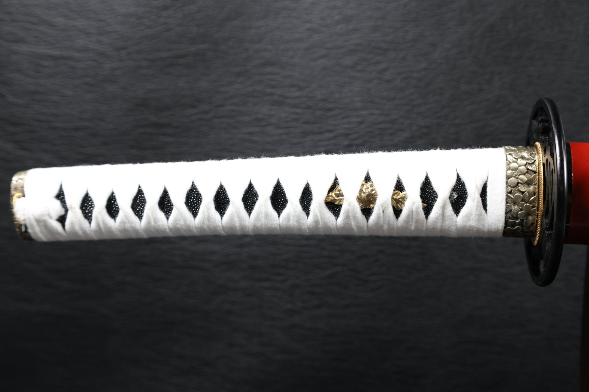 Katana Crimson Kuji Folded Steel Clay Tempered Blade with Sanbonsugi Hamon | KSA Hua | KSA Katana For Sale 2026