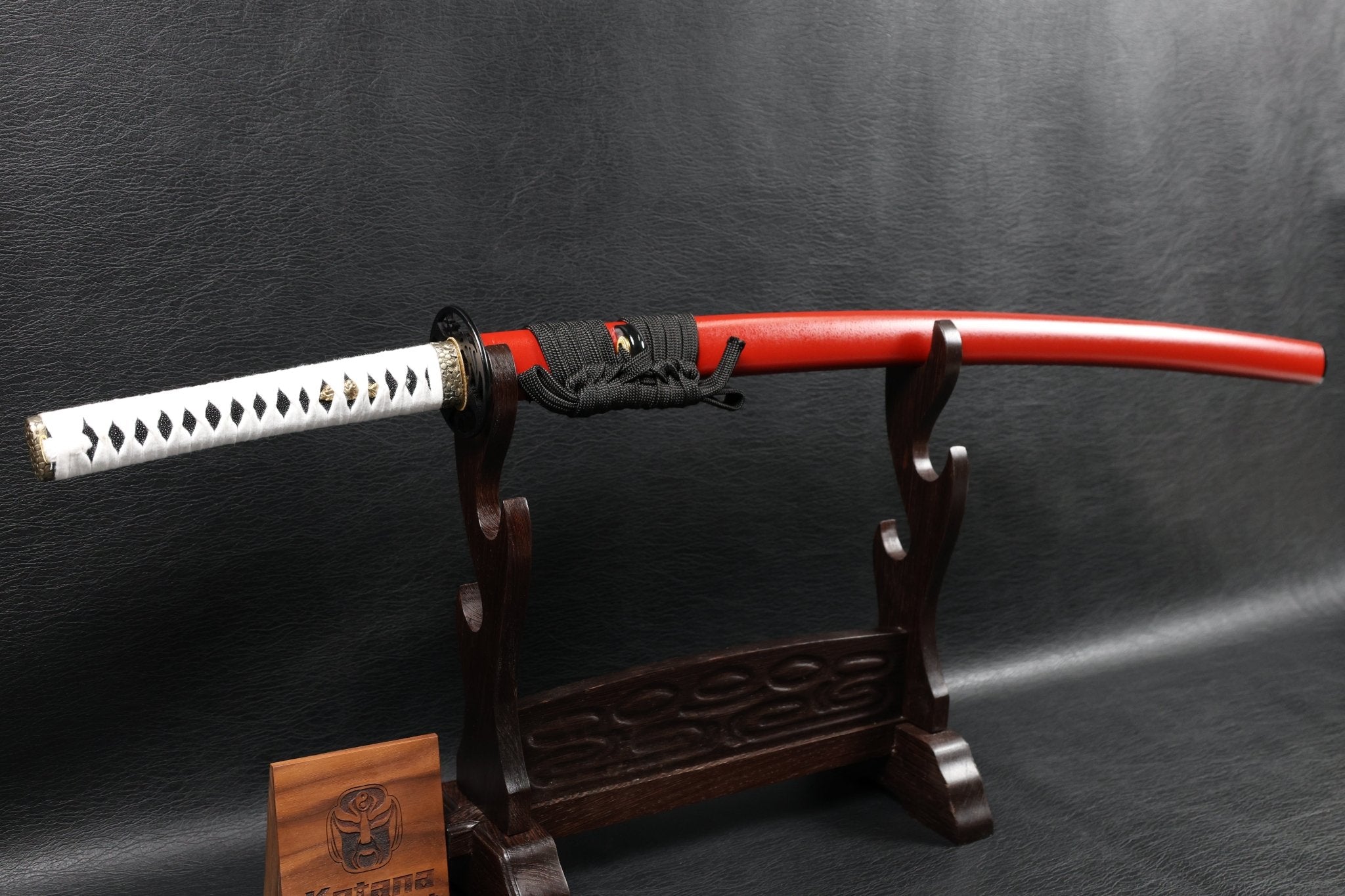 Katana Crimson Kuji Folded Steel Clay Tempered Blade with Sanbonsugi Hamon | KSA Hua | KSA Katana For Sale 2026