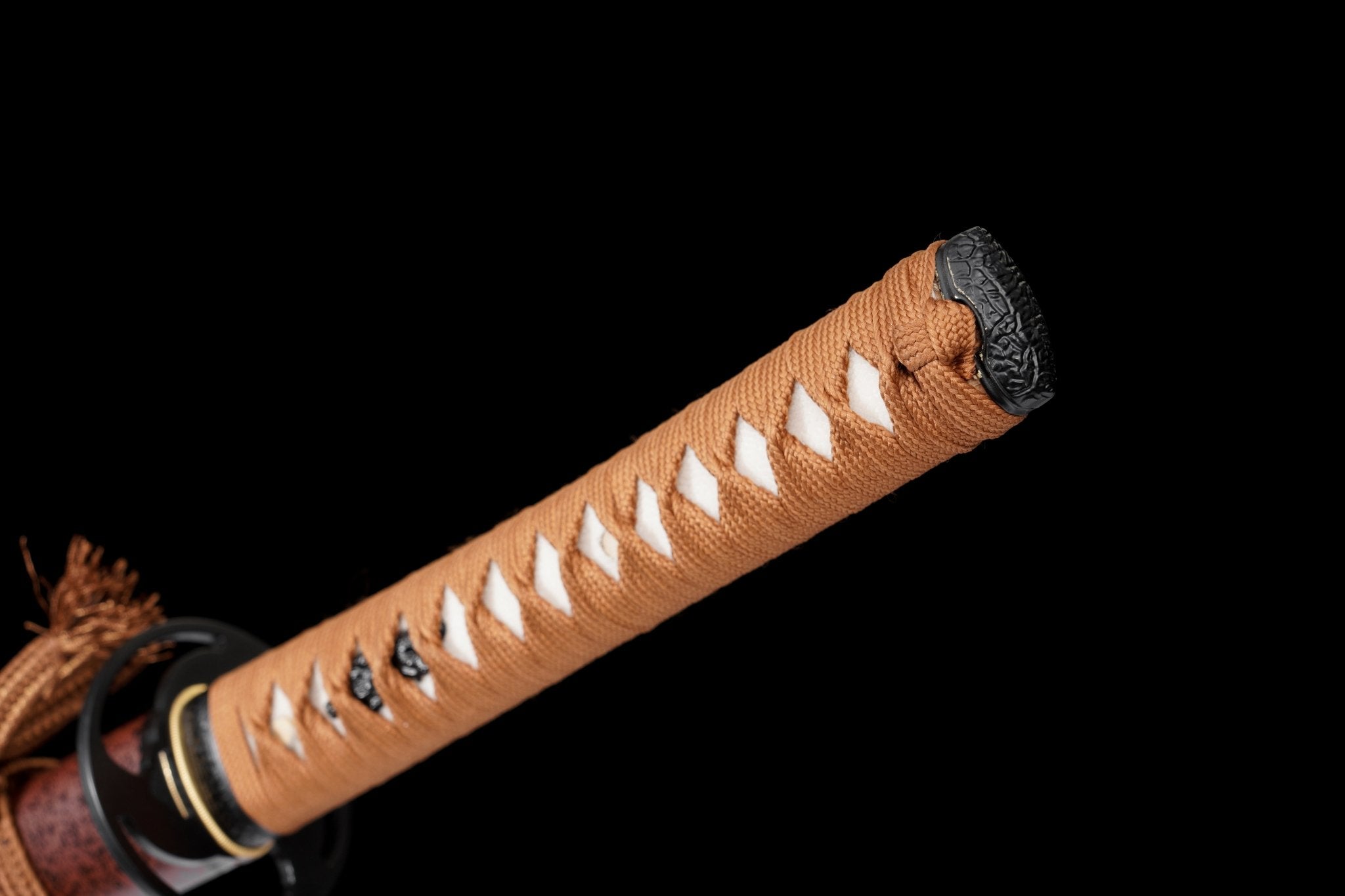 Katana Crimson Shadow Speckled Red Saya Genuine Rayskin 赤影 | KatanaSwordArt Katana For Sale 2025