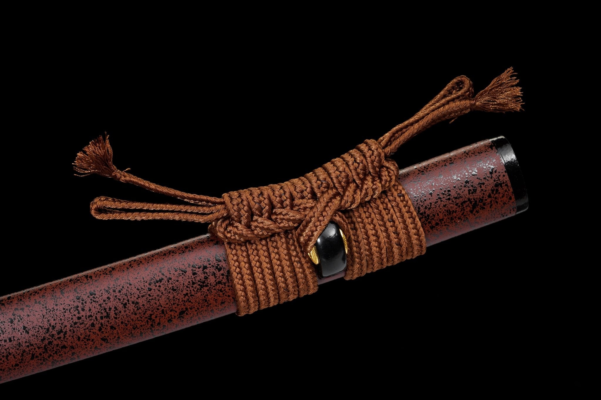 Katana Crimson Shadow Speckled Red Saya Genuine Rayskin 赤影 | KatanaSwordArt Katana For Sale 2025