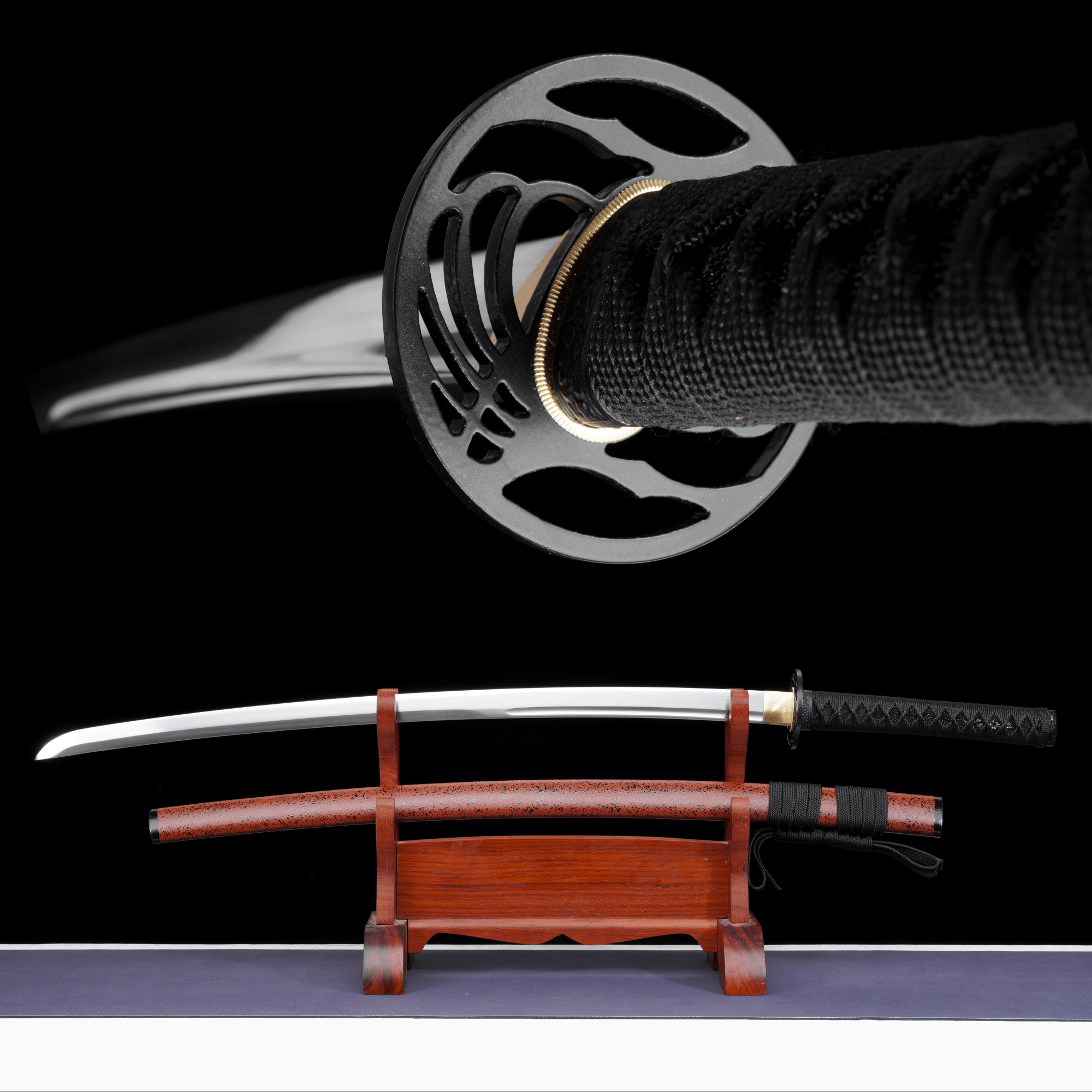 Katana Crimsonfall Unokubi Zukuri Red Speckled Saya Genuine Rayskin 赤落 | KatanaSwordArt Katana For Sale 2025
