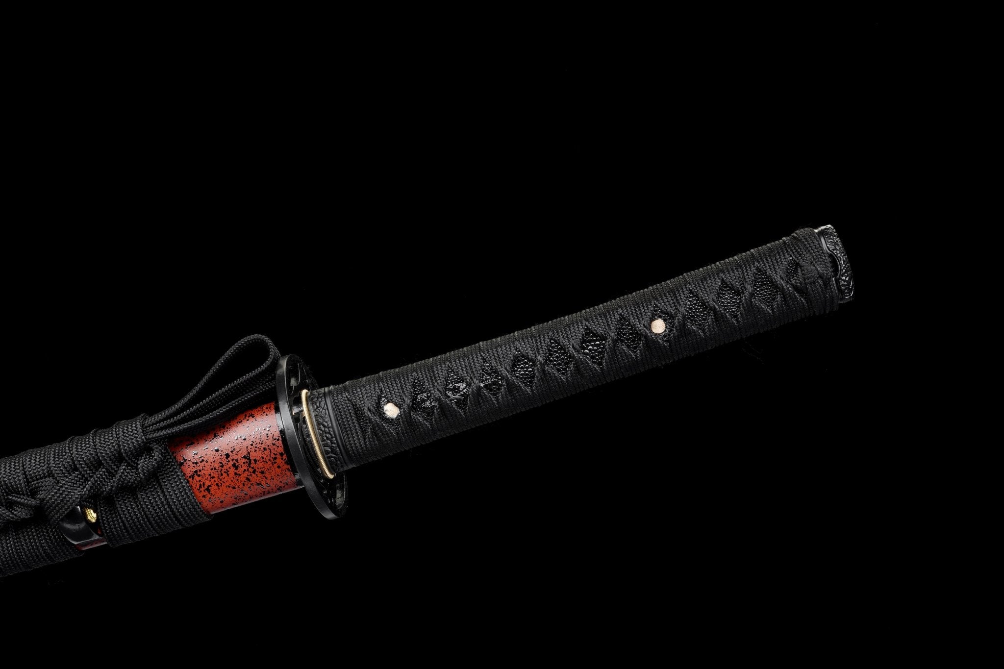 Katana Crimsonfall Unokubi Zukuri Red Speckled Saya Genuine Rayskin 赤落 | KatanaSwordArt Katana For Sale 2025