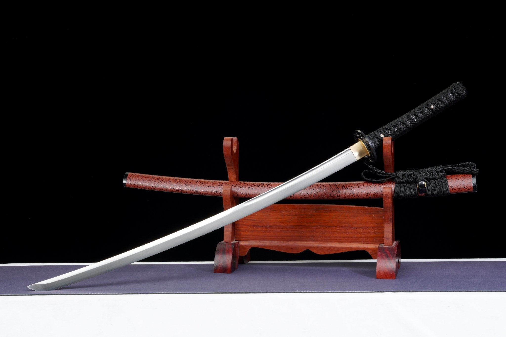 Katana Crimsonfall Unokubi Zukuri Red Speckled Saya Genuine Rayskin 赤落 | KatanaSwordArt Katana For Sale 2025