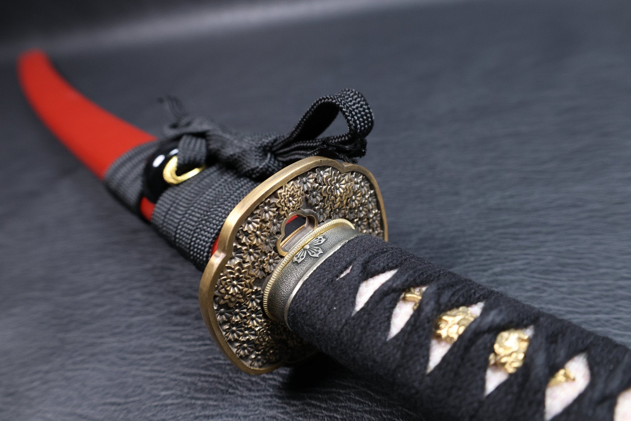 Katana Dōsetsu 9260 Spring Steel Premium Mirror Polish with Red Saya | KSA Jiang | KSA Katana For Sale 2026