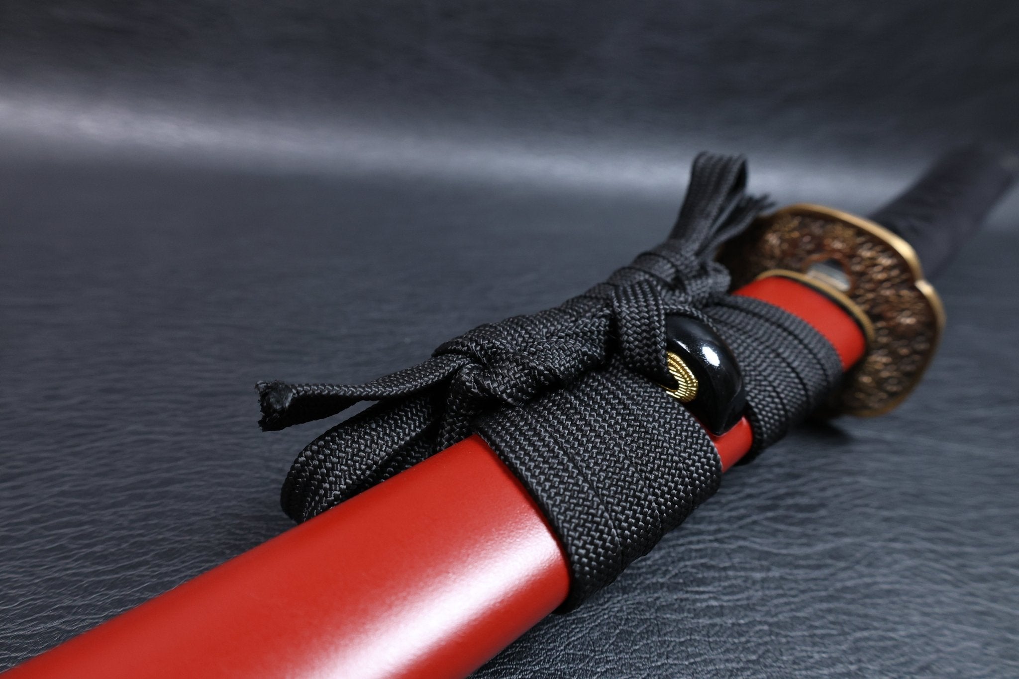Katana Dōsetsu 9260 Spring Steel Premium Mirror Polish with Red Saya | KSA Jiang | KSA Katana For Sale 2026