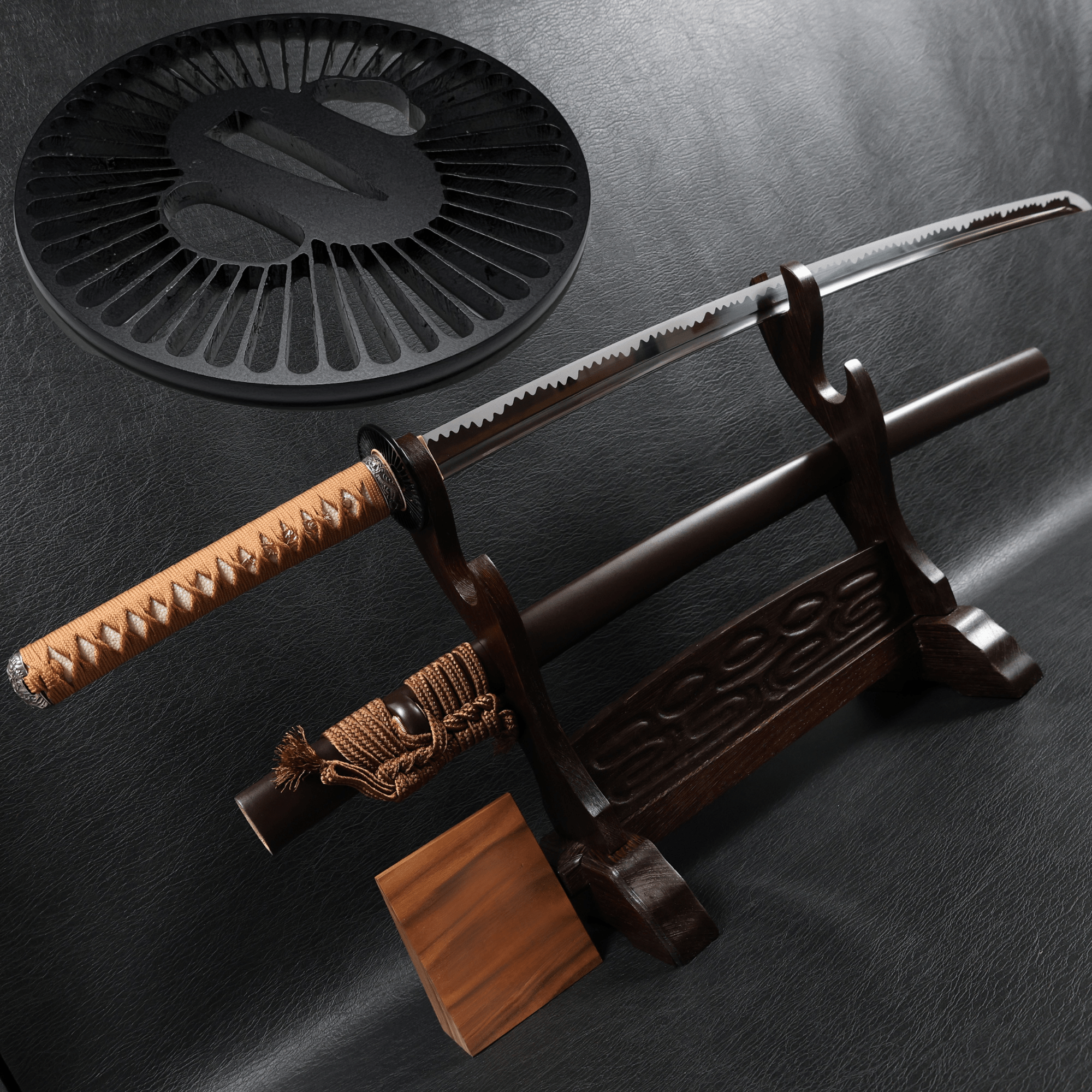 Katana EarthwaveDragon Spring Steel with Chōji Midare Hamon | KSA Qing | KatanaSwordArt Katana For Sale 2025