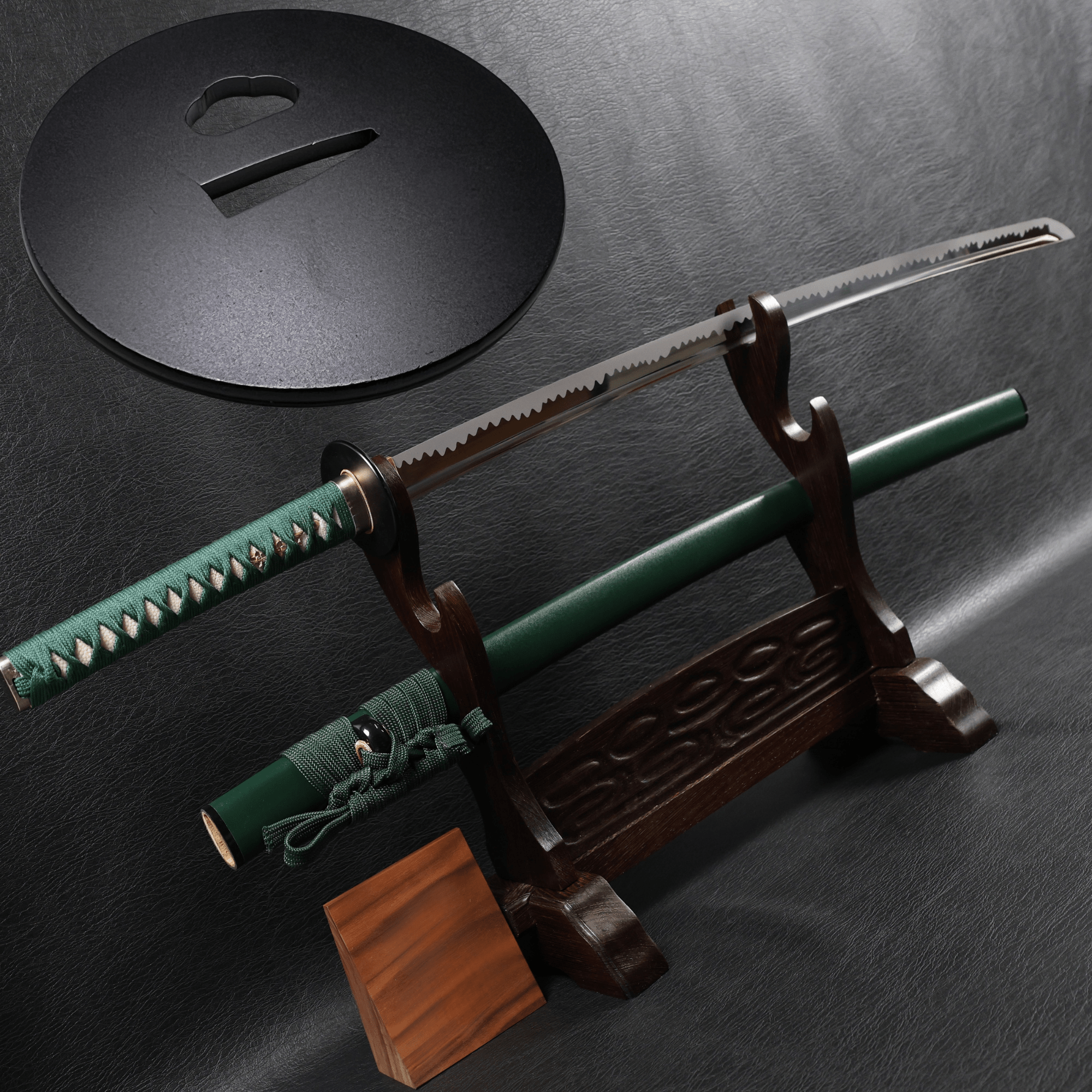 Katana EmeraldMist Spring Steel with Chōji Midare Hamon | KSA Qing | KatanaSwordArt Katana For Sale 2025