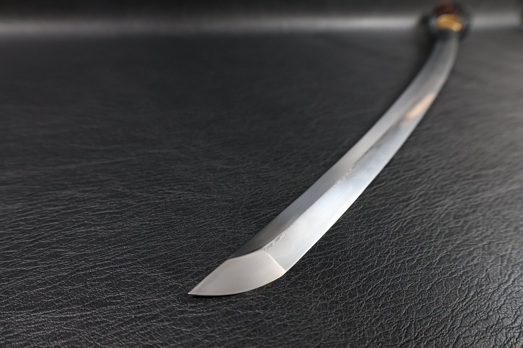 Katana TideDragon Folded Steel Clay Tempered Blade with Sanbonsugi Hamon | KSA Hua | KatanaSwordArt Katana For Sale 2026