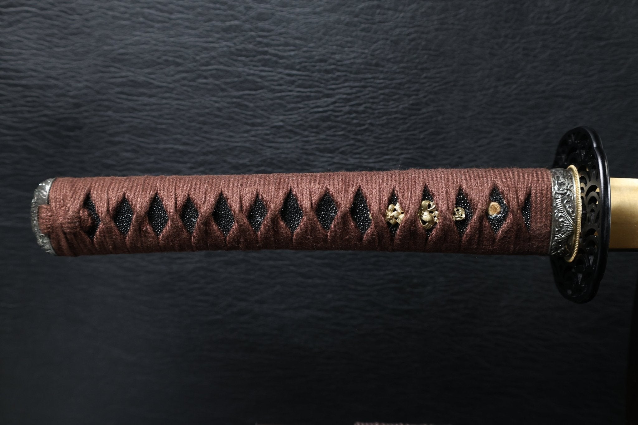 Katana TideDragon Folded Steel Clay Tempered Blade with Sanbonsugi Hamon | KSA Hua | KatanaSwordArt Katana For Sale 2026