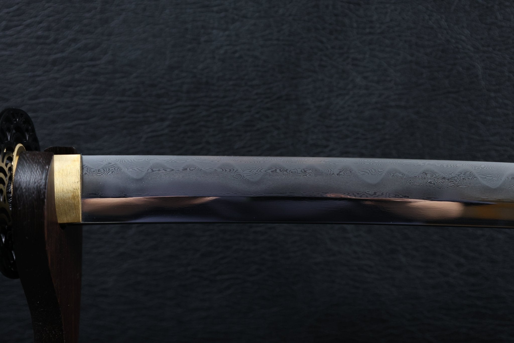 Katana TideDragon Folded Steel Clay Tempered Blade with Sanbonsugi Hamon | KSA Hua | KatanaSwordArt Katana For Sale 2026