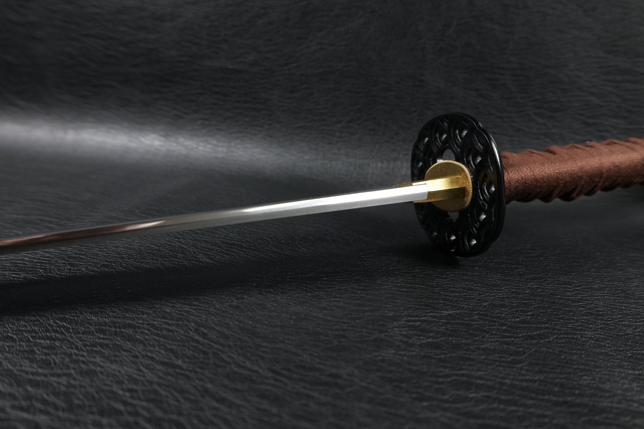 Katana TideDragon Folded Steel Clay Tempered Blade with Sanbonsugi Hamon | KSA Hua | KatanaSwordArt Katana For Sale 2026