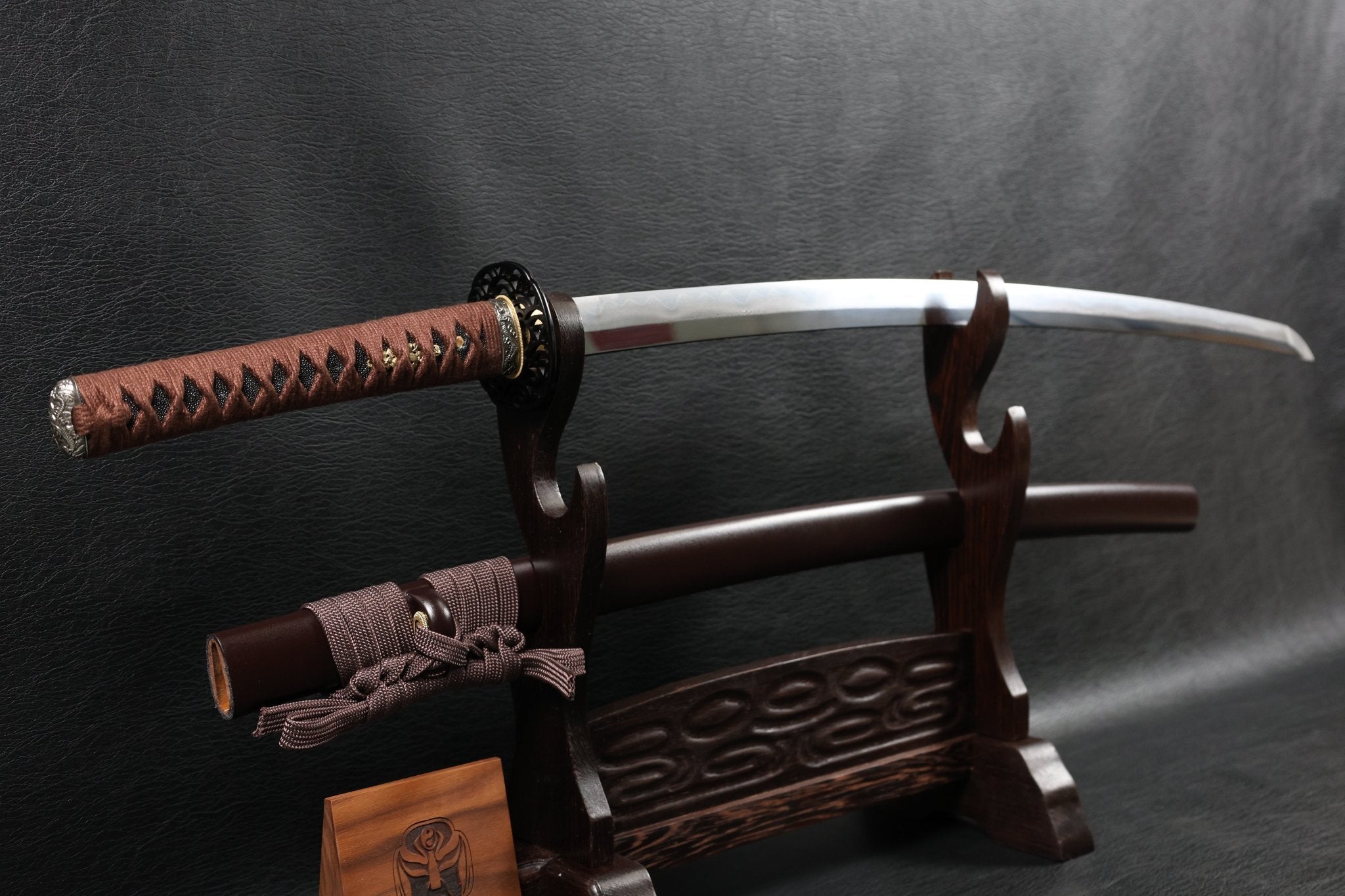 Katana TideDragon Folded Steel Clay Tempered Blade with Sanbonsugi Hamon | KSA Hua | KatanaSwordArt Katana For Sale 2026