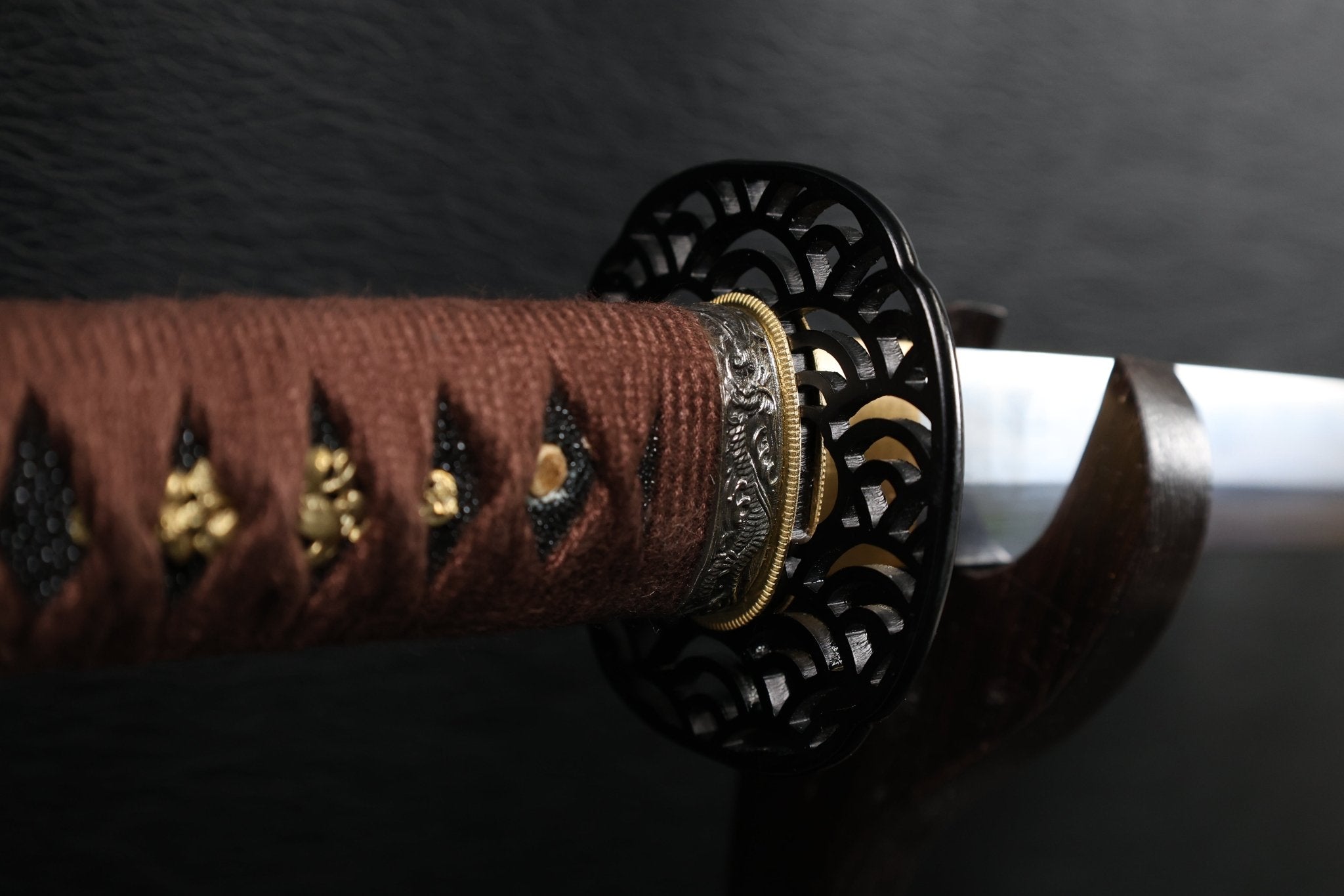 Katana TideDragon Folded Steel Clay Tempered Blade with Sanbonsugi Hamon | KSA Hua | KatanaSwordArt Katana For Sale 2026
