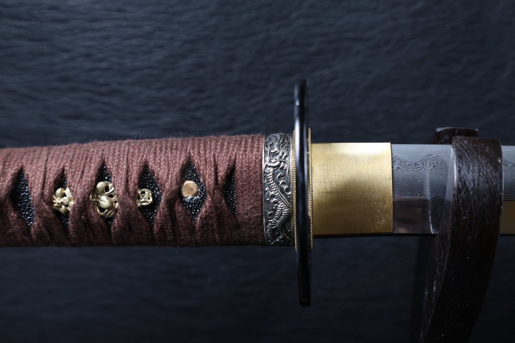 Katana TideDragon Folded Steel Clay Tempered Blade with Sanbonsugi Hamon | KSA Hua | KatanaSwordArt Katana For Sale 2026