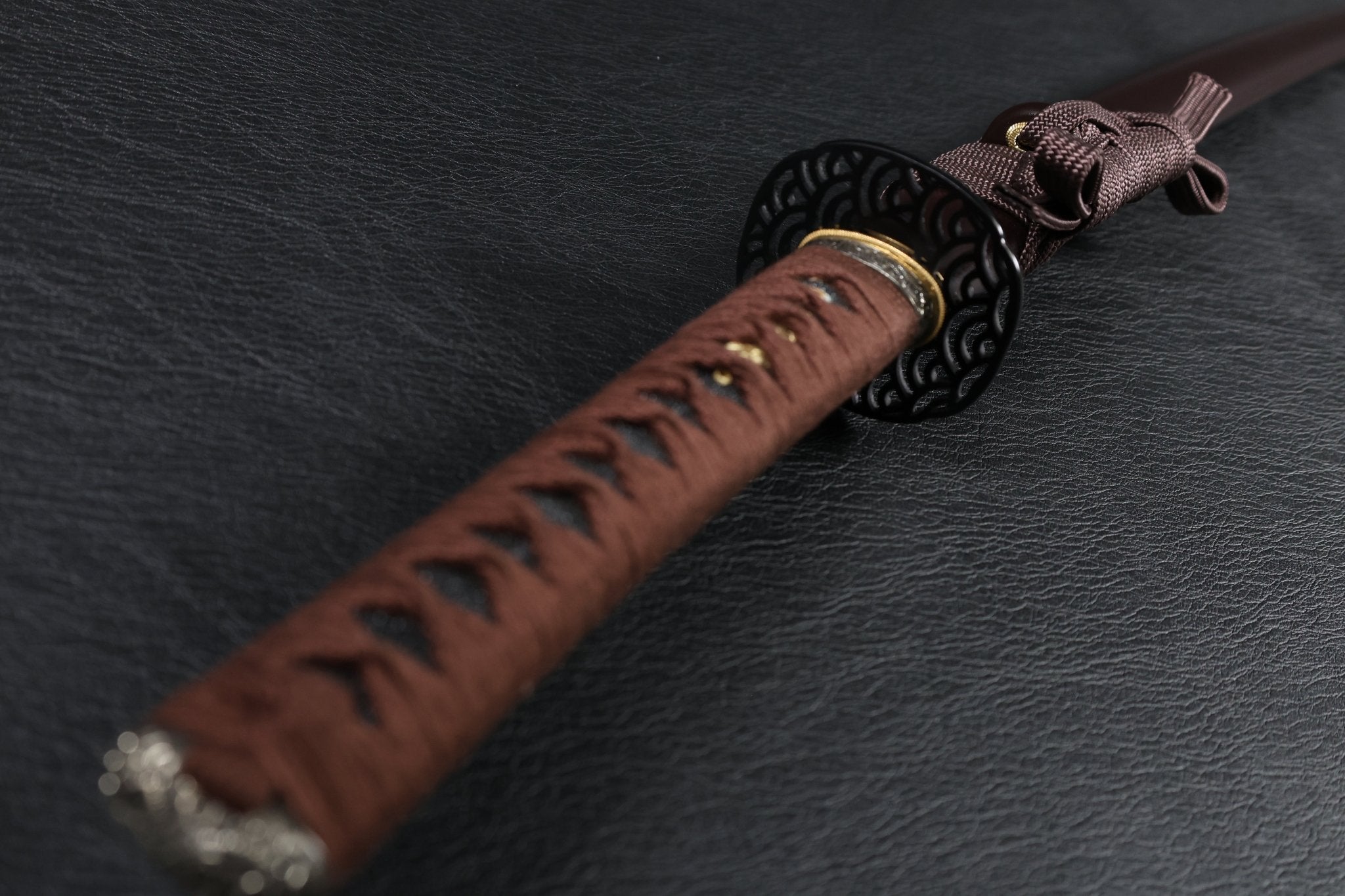 Katana TideDragon Folded Steel Clay Tempered Blade with Sanbonsugi Hamon | KSA Hua | KatanaSwordArt Katana For Sale 2026