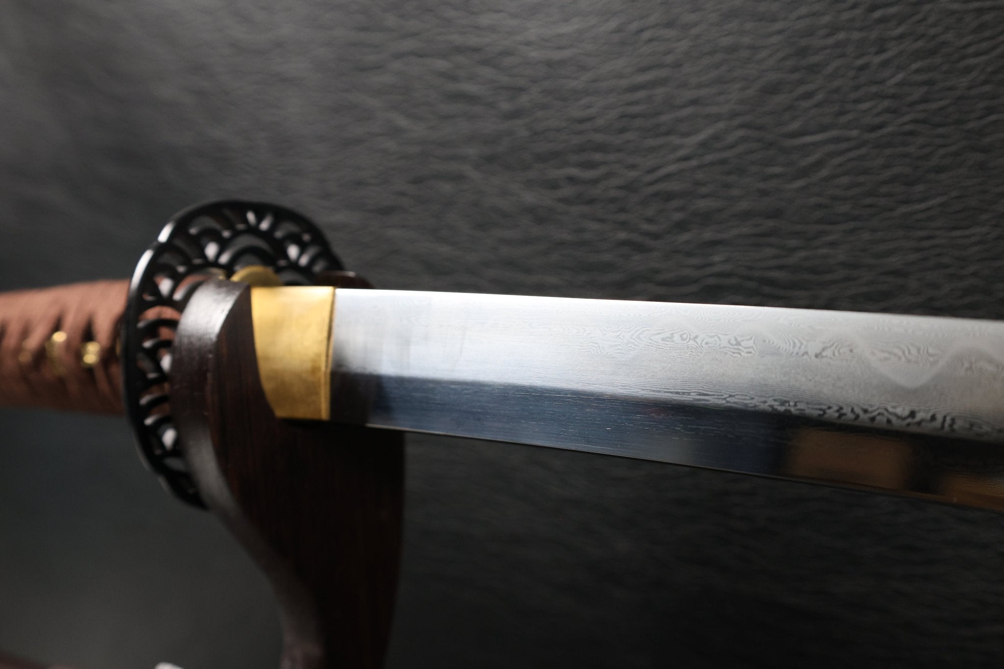 Katana TideDragon Folded Steel Clay Tempered Blade with Sanbonsugi Hamon | KSA Hua | KatanaSwordArt Katana For Sale 2026