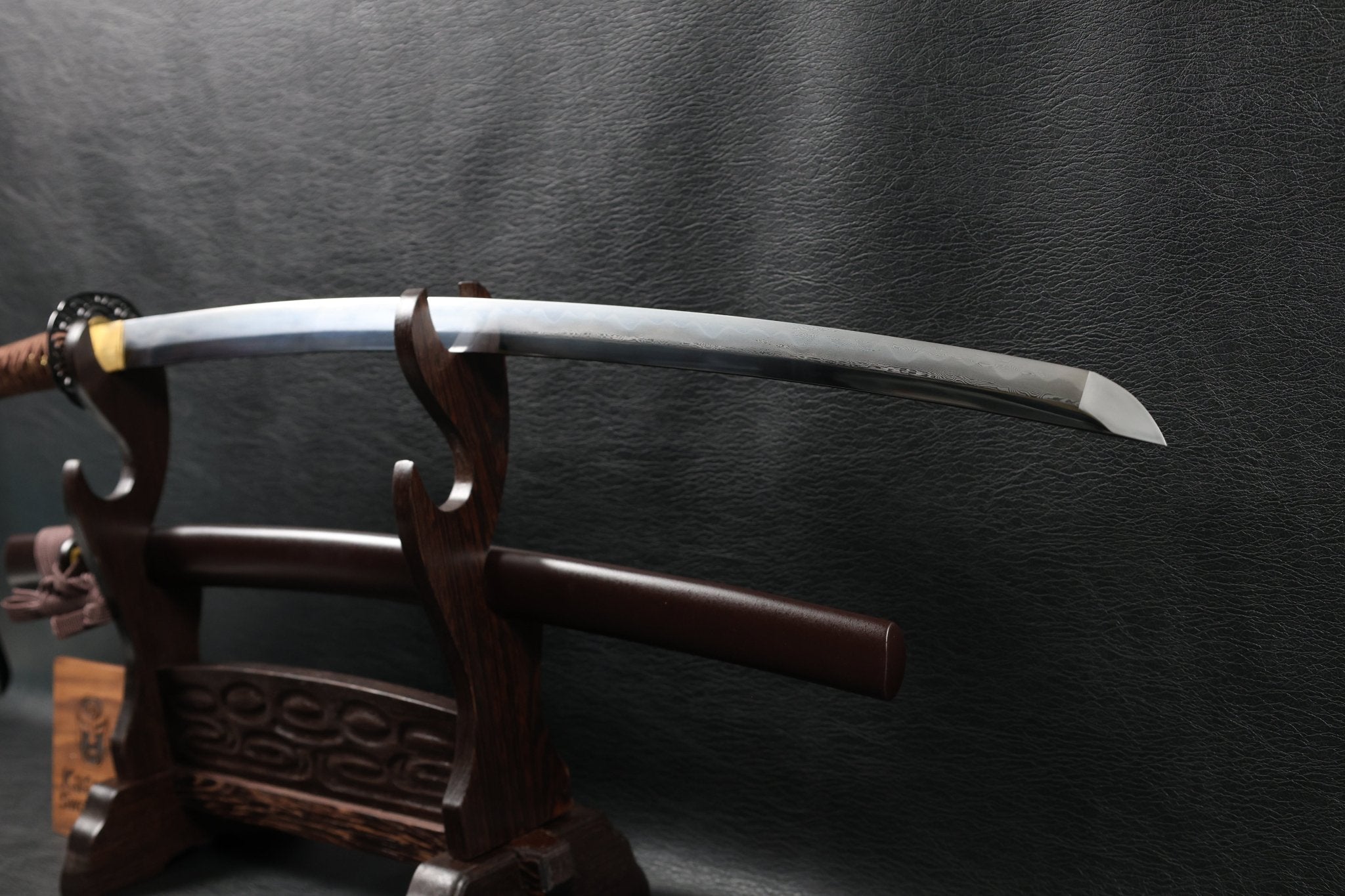 Katana TideDragon Folded Steel Clay Tempered Blade with Sanbonsugi Hamon | KSA Hua | KatanaSwordArt Katana For Sale 2026