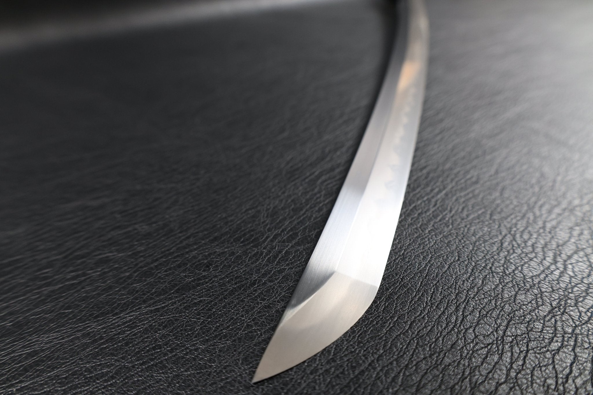 Katana AutumnDrift T10 Clay Tempered Blade with Brown Ishime Saya | KSA Huo | KSA Katana For Sale 2026