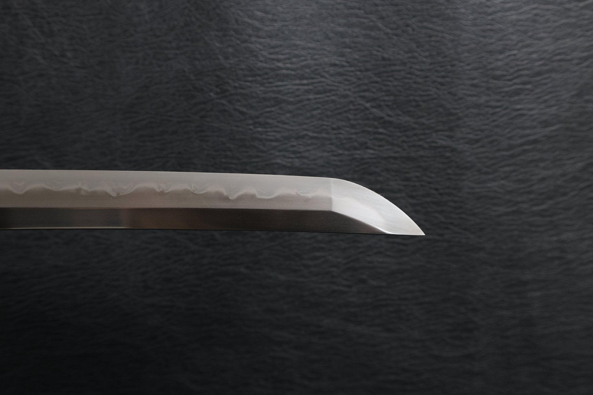 Katana AutumnDrift T10 Clay Tempered Blade with Brown Ishime Saya | KSA Huo | KSA Katana For Sale 2026