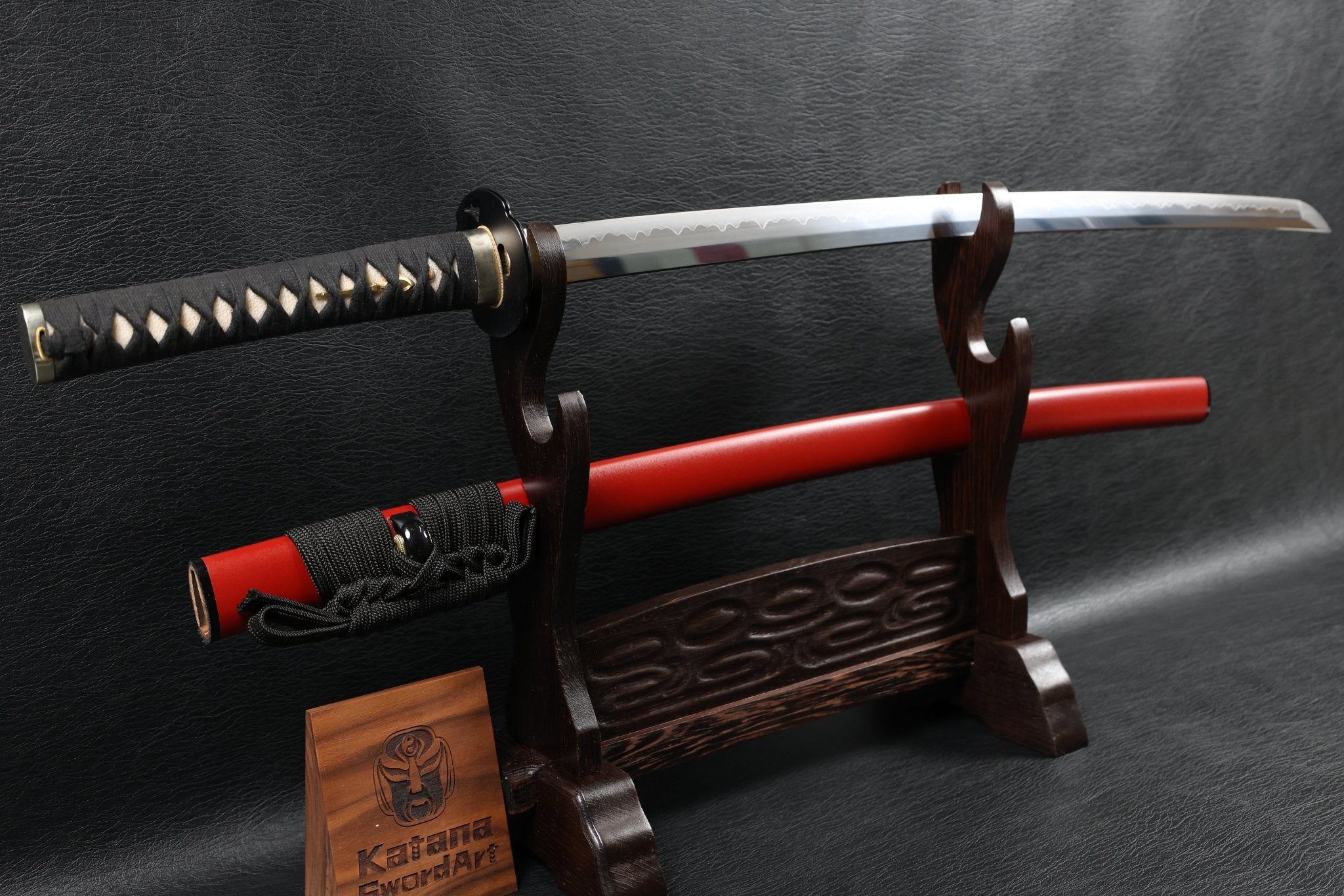Katana AxeRhythm T10 Clay Tempered Blade with Sanbonsugi Hamon | KSA Huo | KSA Katana For Sale 2026