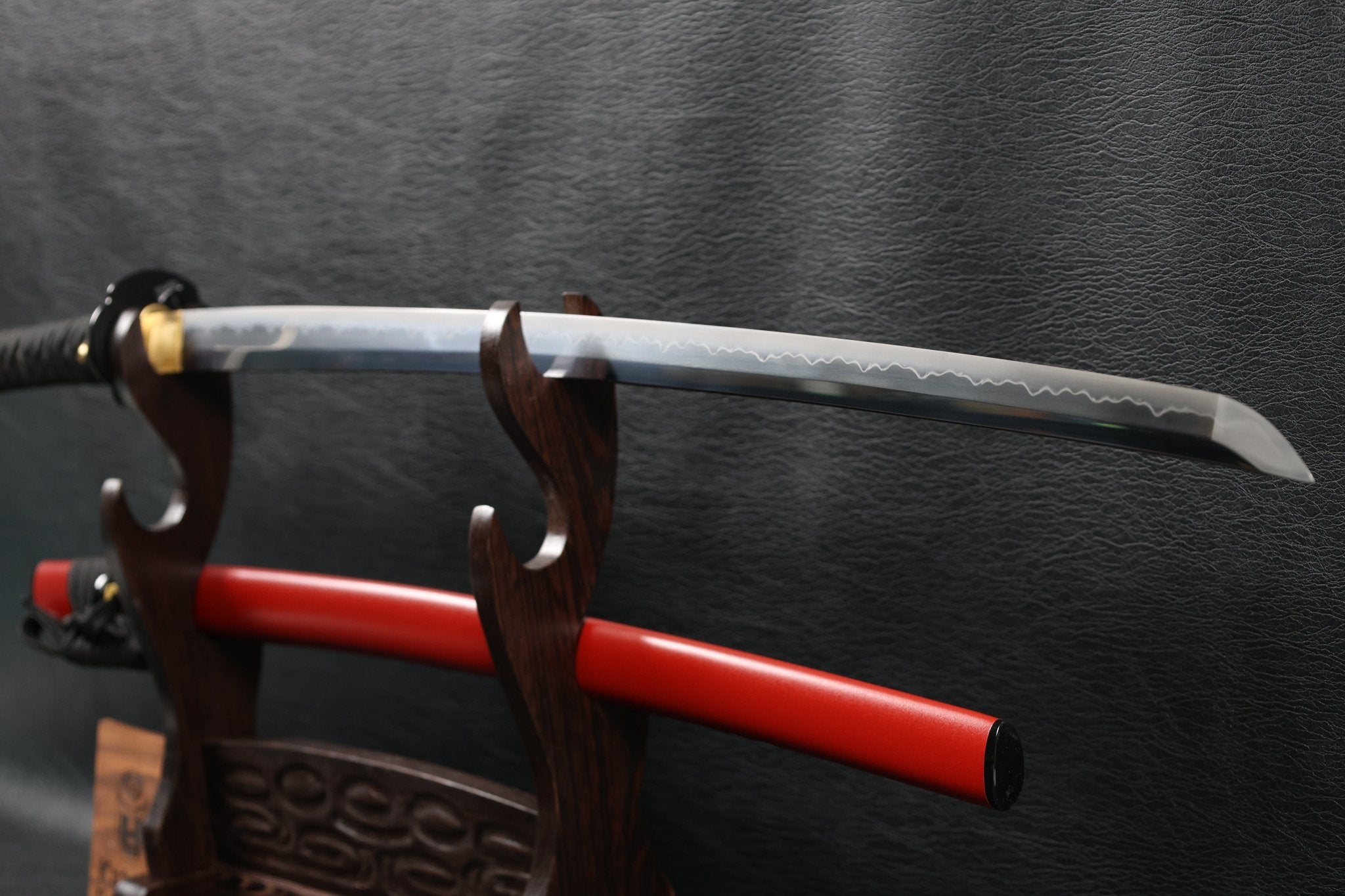 Katana AxeRhythm T10 Clay Tempered Blade with Sanbonsugi Hamon | KSA Huo | KSA Katana For Sale 2026