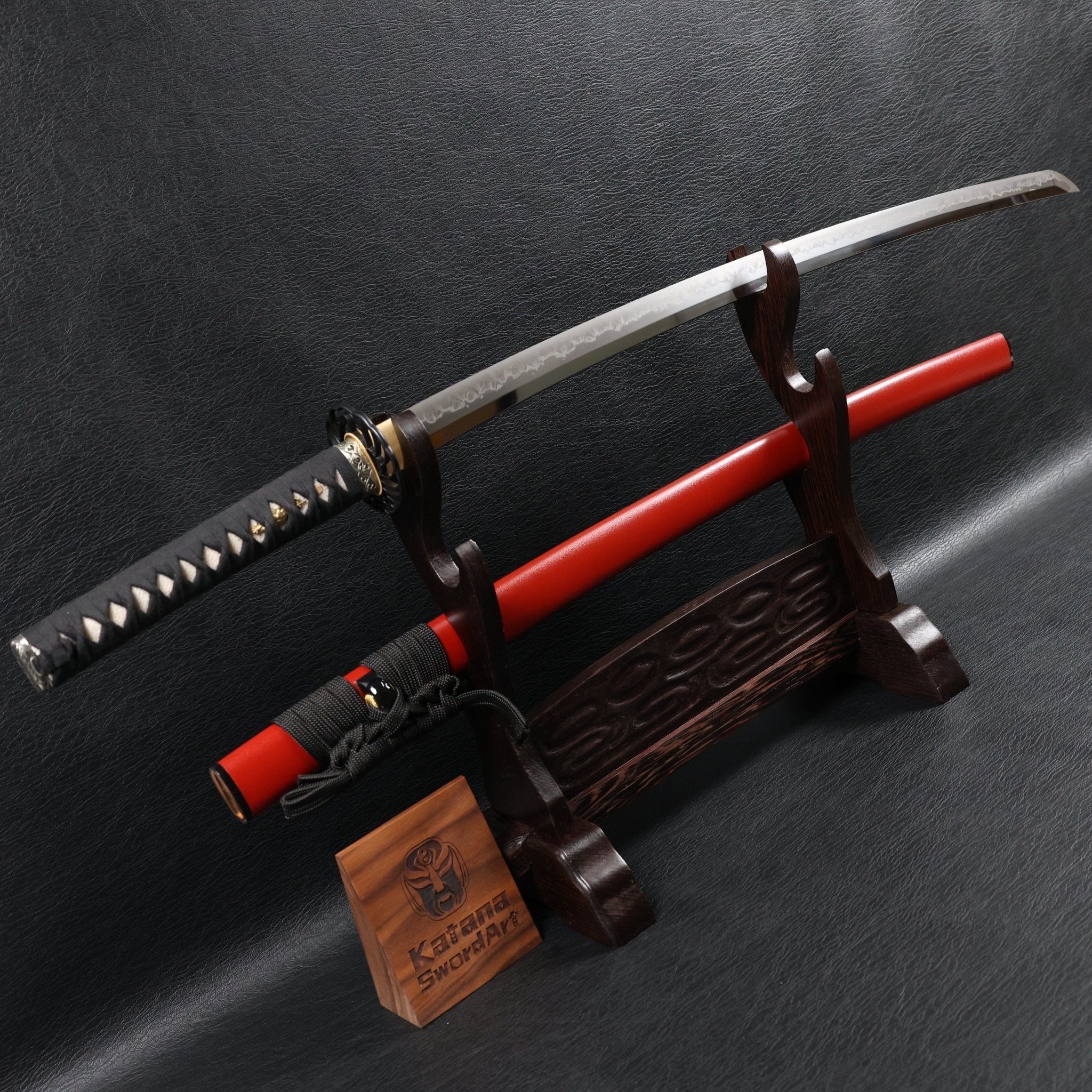 Katana Huo Series CraneBlossom T10 Clay Tempered Blade with Choji Hamon | KatanaSwordArt Katana For Sale 2025