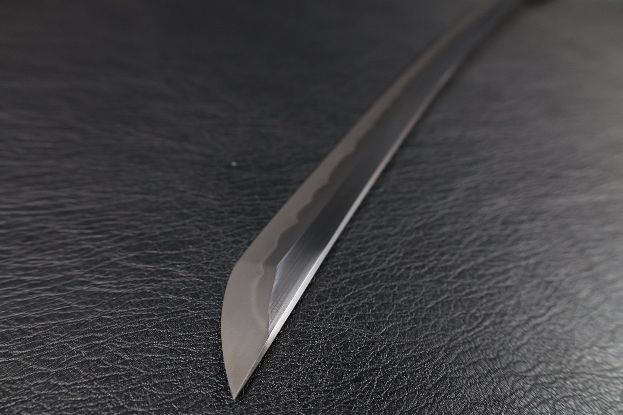 Katana CraneFlow T10 Clay Tempered Blade with Brown Ishime Saya | KSA Huo | KatanaSwordArt Katana For Sale 2026