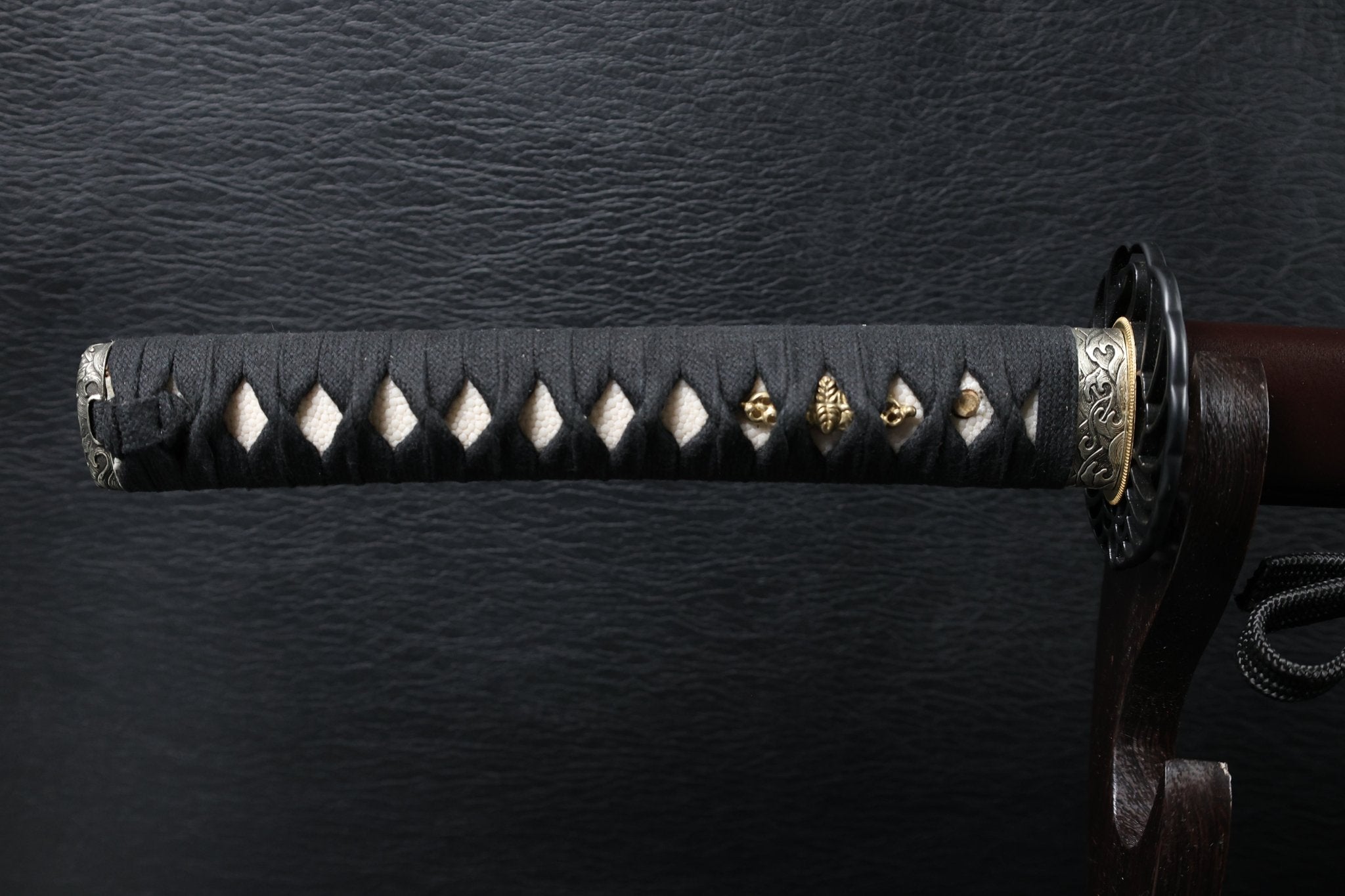 Katana CraneFlow T10 Clay Tempered Blade with Brown Ishime Saya | KSA Huo | KatanaSwordArt Katana For Sale 2026