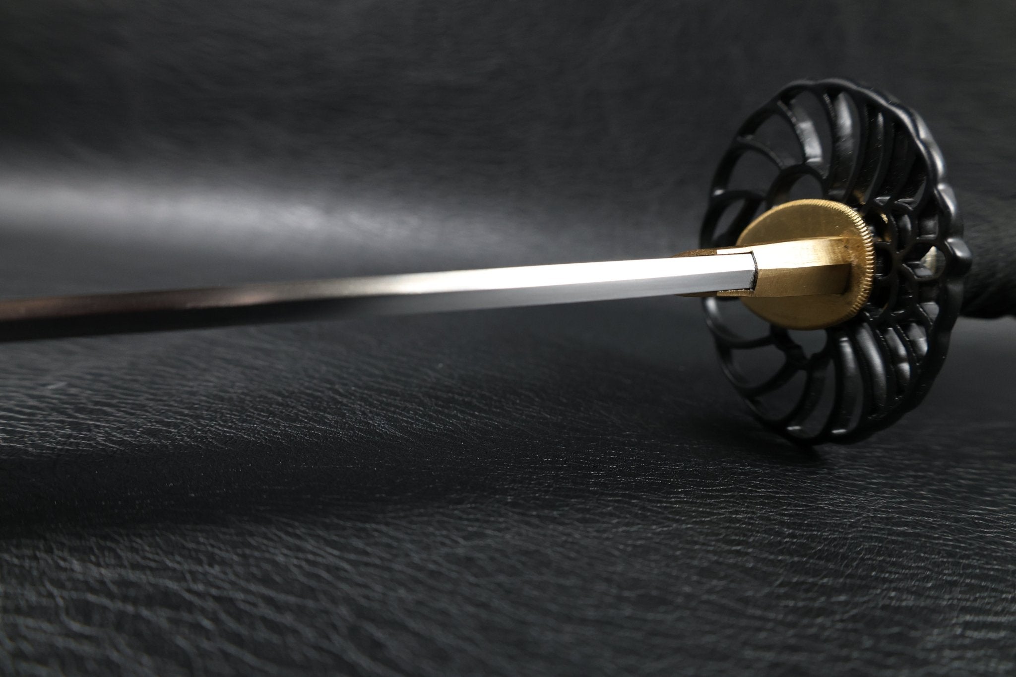 Katana CraneFlow T10 Clay Tempered Blade with Brown Ishime Saya | KSA Huo | KatanaSwordArt Katana For Sale 2026