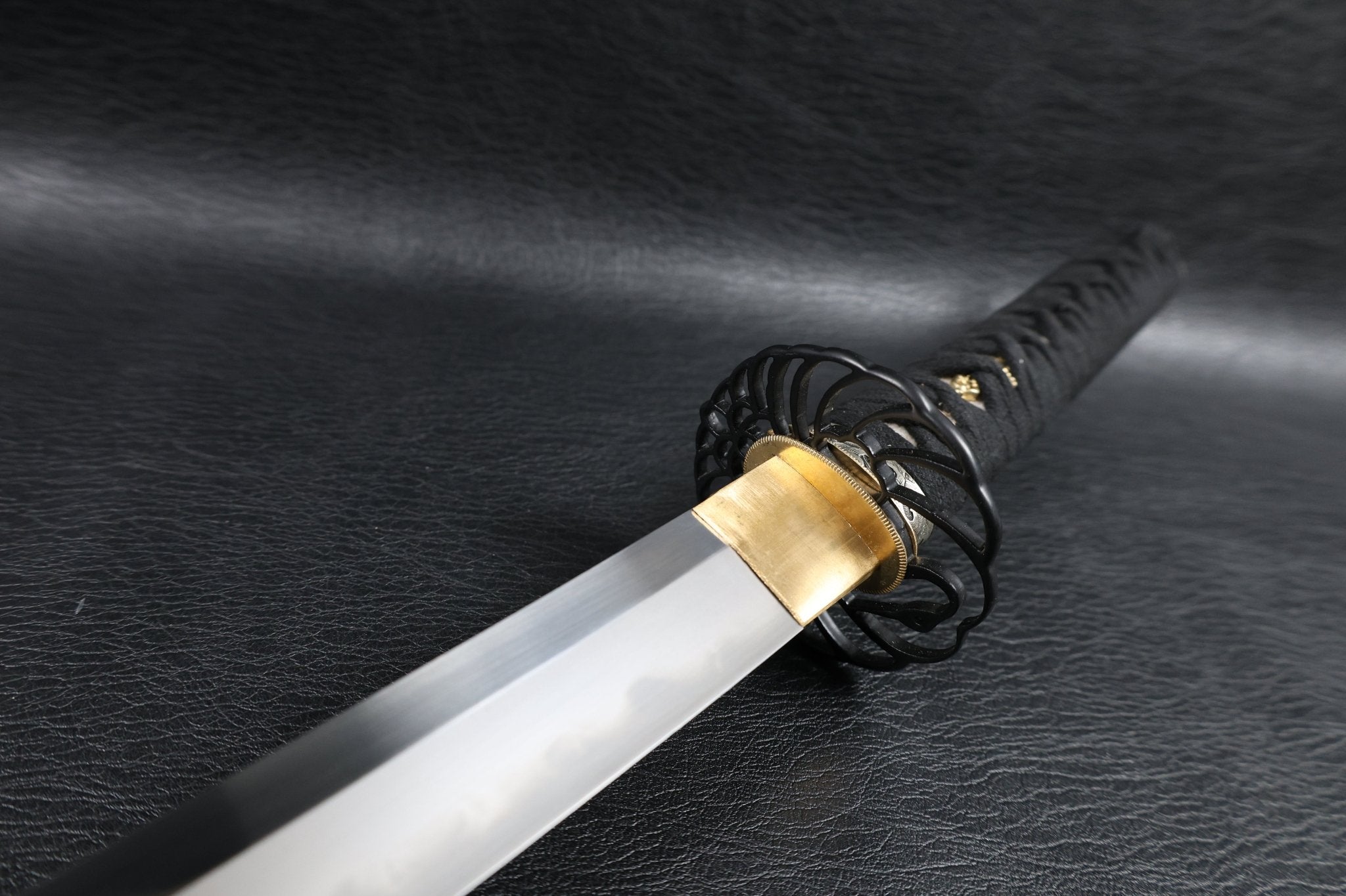 Katana CraneFlow T10 Clay Tempered Blade with Brown Ishime Saya | KSA Huo | KatanaSwordArt Katana For Sale 2026