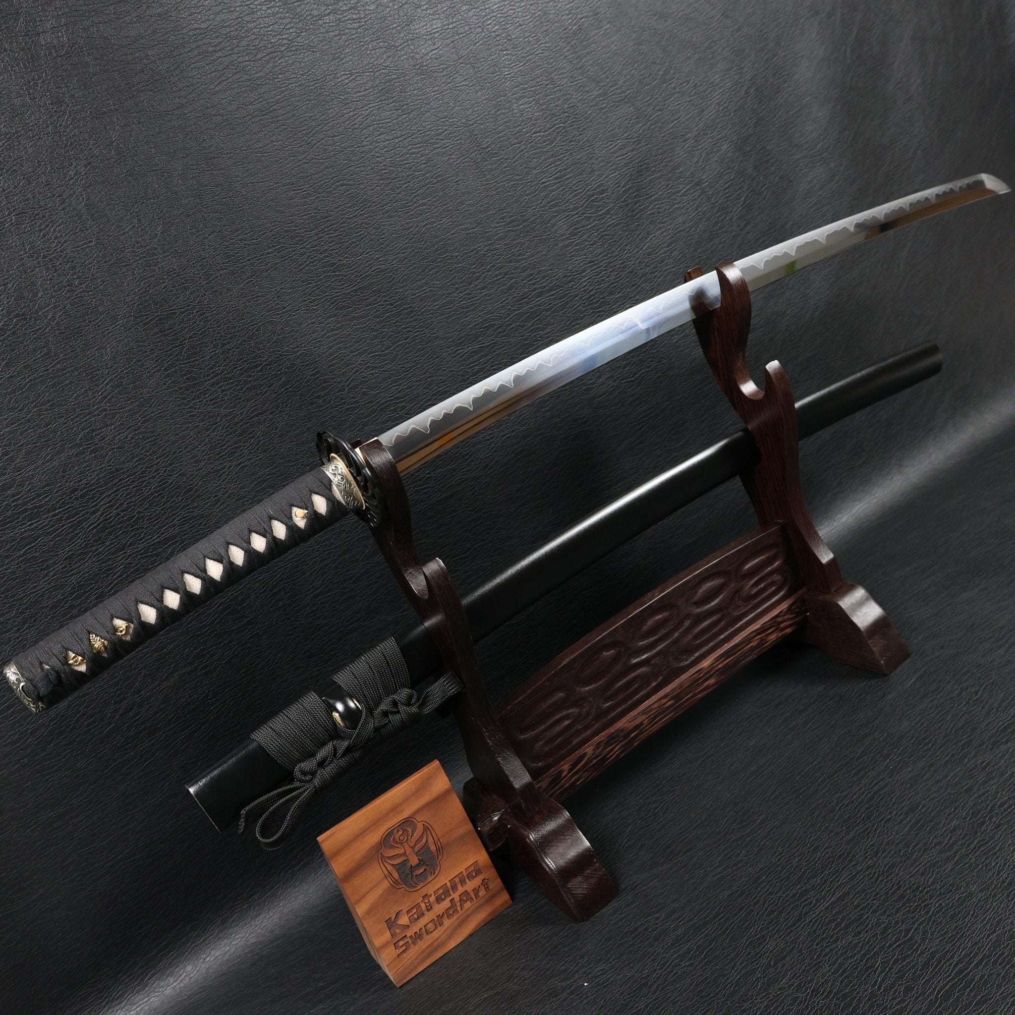 Katana Huo Series CraneRhythm T10 Clay Tempered Blade with Sanbonsugi Hamon | KatanaSwordArt Katana For Sale 2025