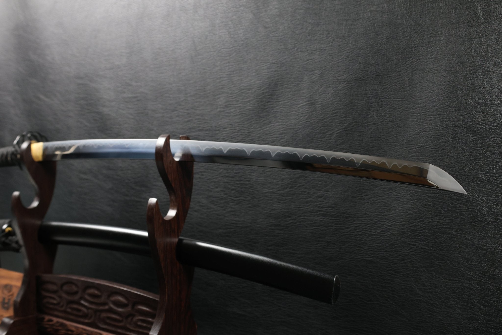 Katana CraneRhythm T10 Clay Tempered Blade with Sanbonsugi Hamon | KSA Huo | KSA Katana For Sale 2026