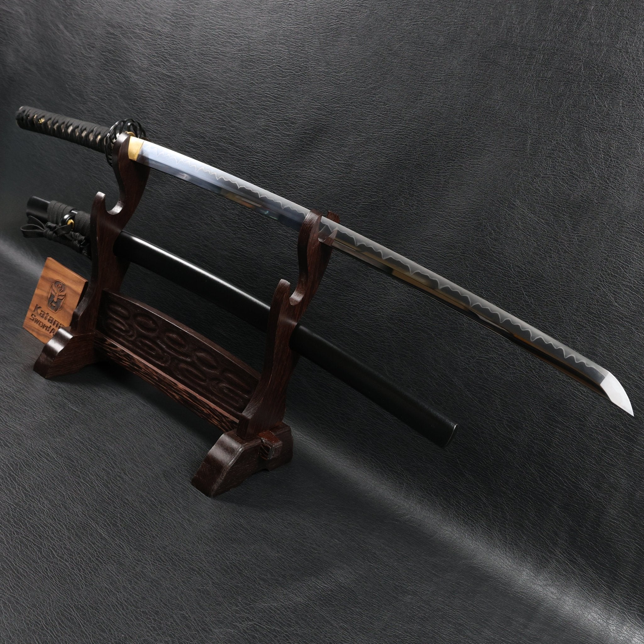Katana CraneRhythm T10 Clay Tempered Blade with Sanbonsugi Hamon | KSA Huo | KatanaSwordArt Katana For Sale 2026