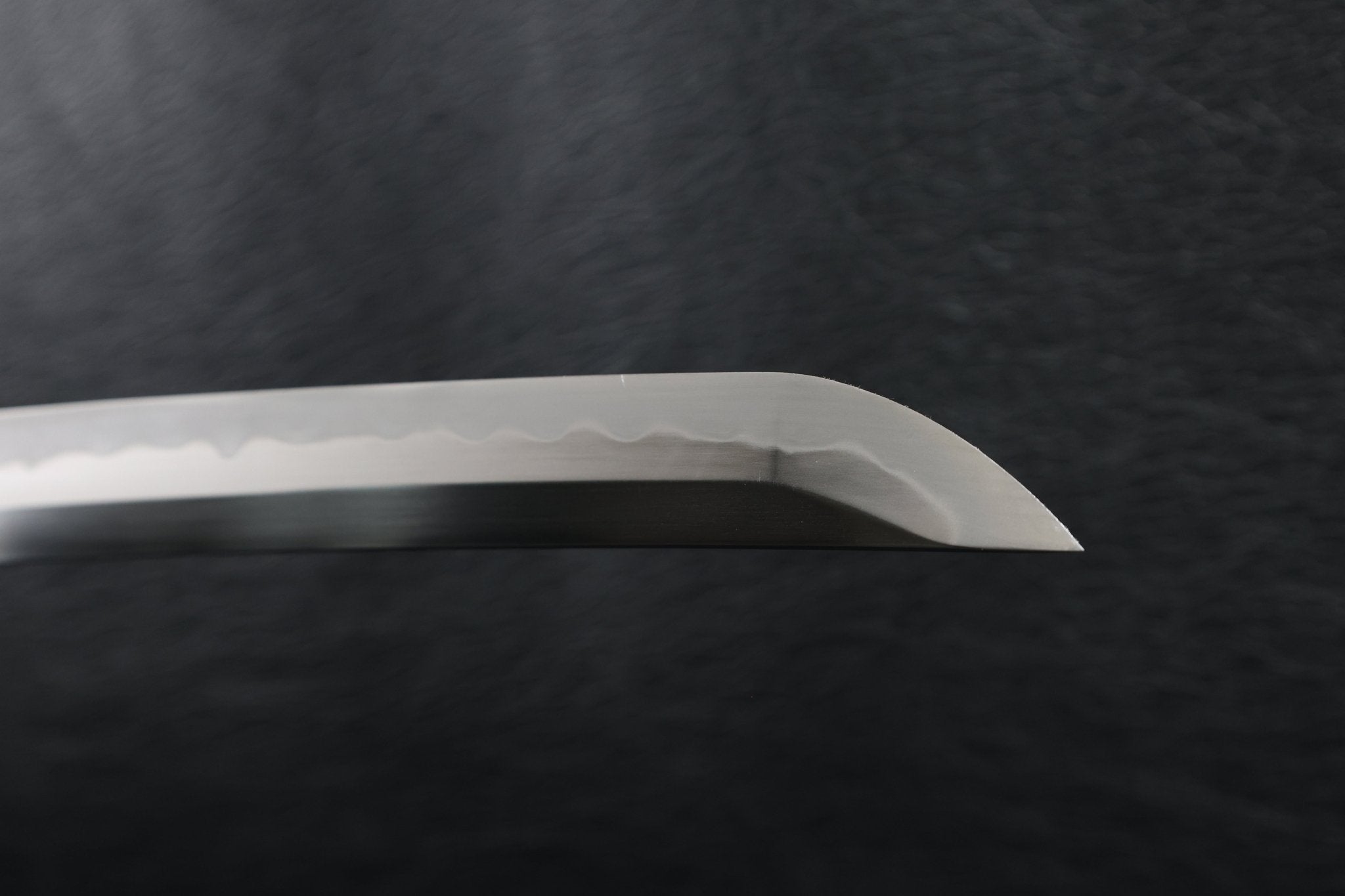 Katana DarkVine T10 Clay Tempered Blade with Black Red Speckled Saya | KSA Huo | KSA Katana For Sale 2026