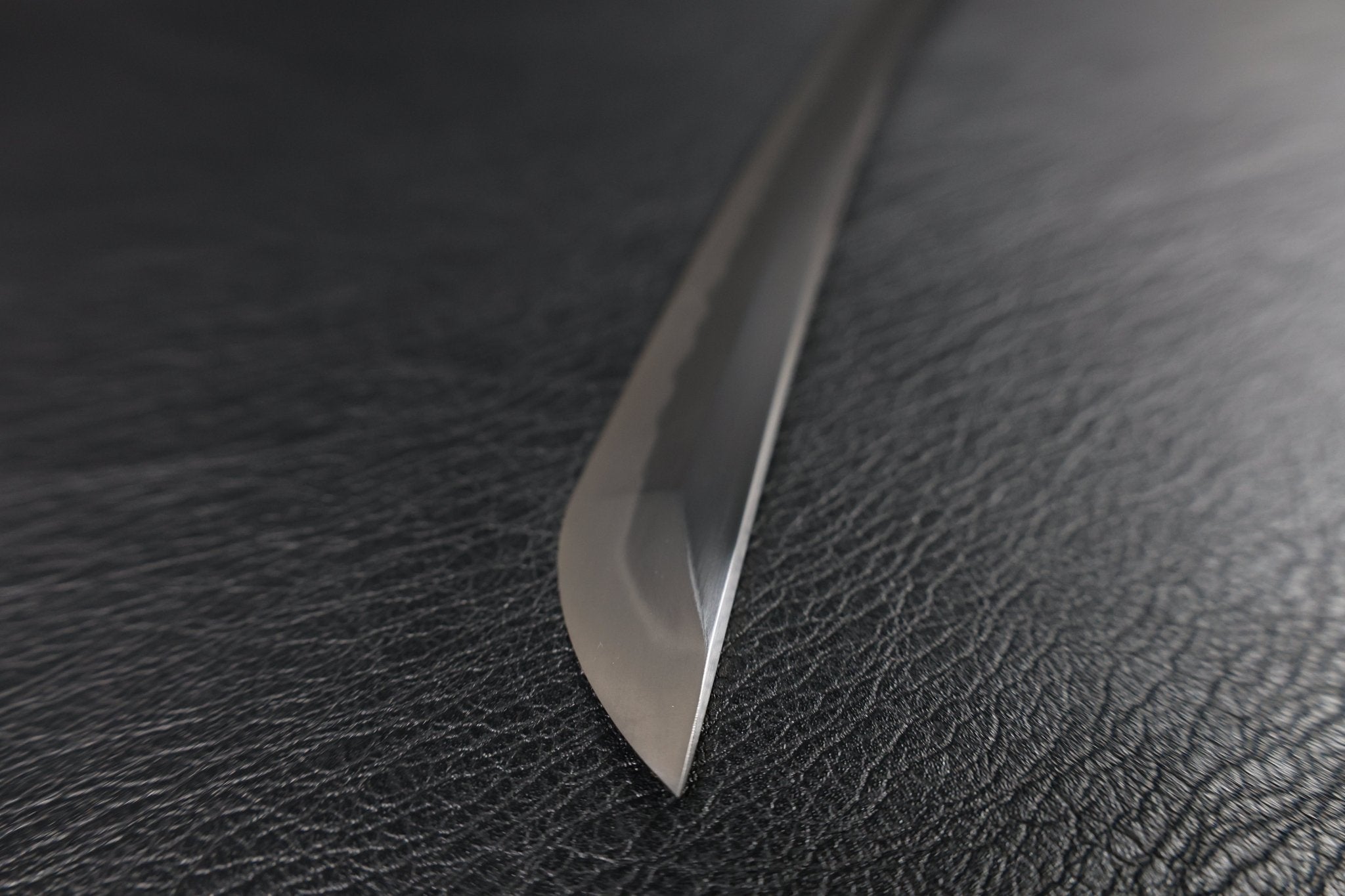 Katana DarkVine T10 Clay Tempered Blade with Black Red Speckled Saya | KSA Huo | KSA Katana For Sale 2026