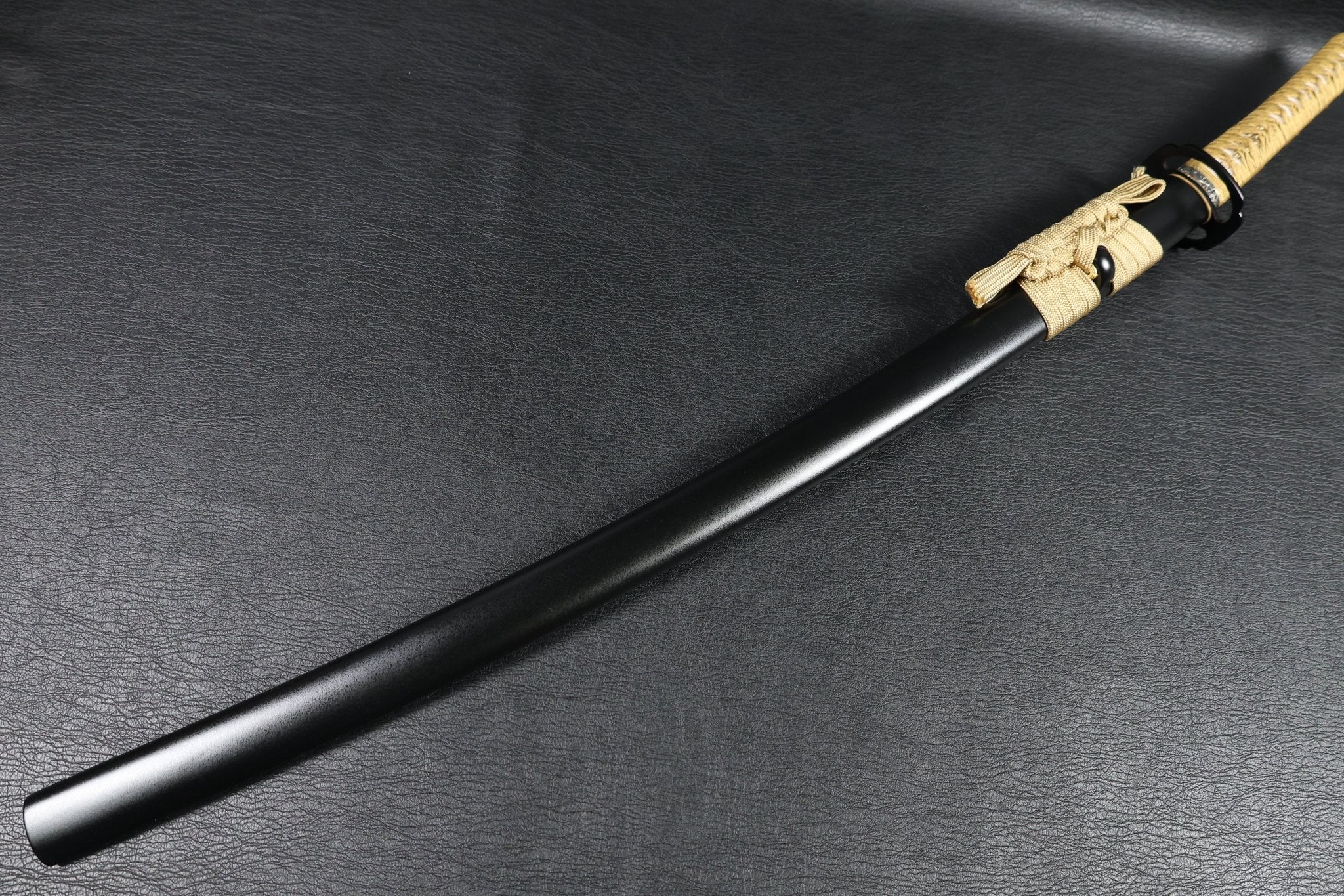 Katana DragonCurrent T10 Clay Tempered Blade with Black Ishime Saya | KSA Huo | KSA Katana For Sale 2026