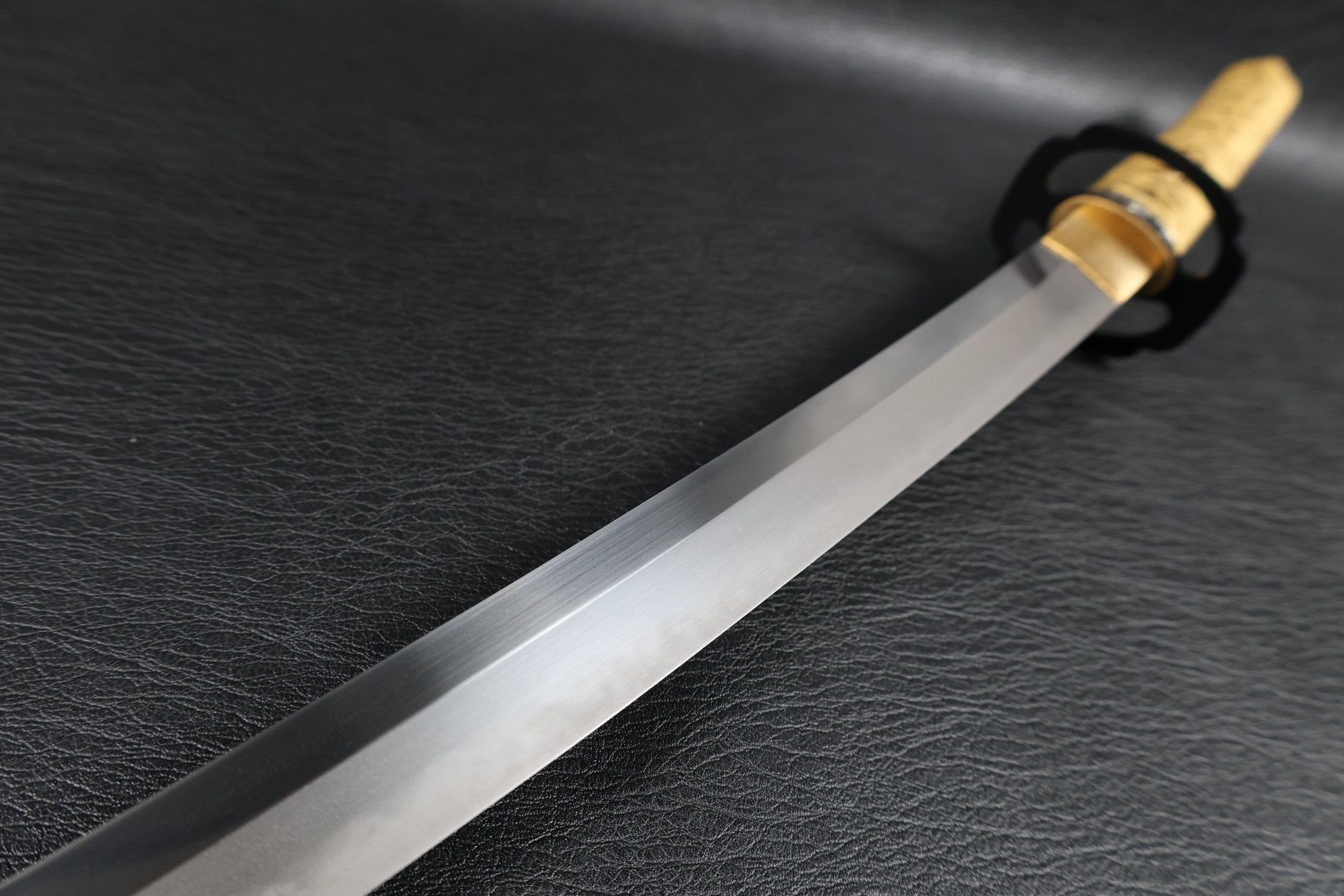 Katana DragonCurrent T10 Clay Tempered Blade with Black Ishime Saya | KSA Huo | KSA Katana For Sale 2026