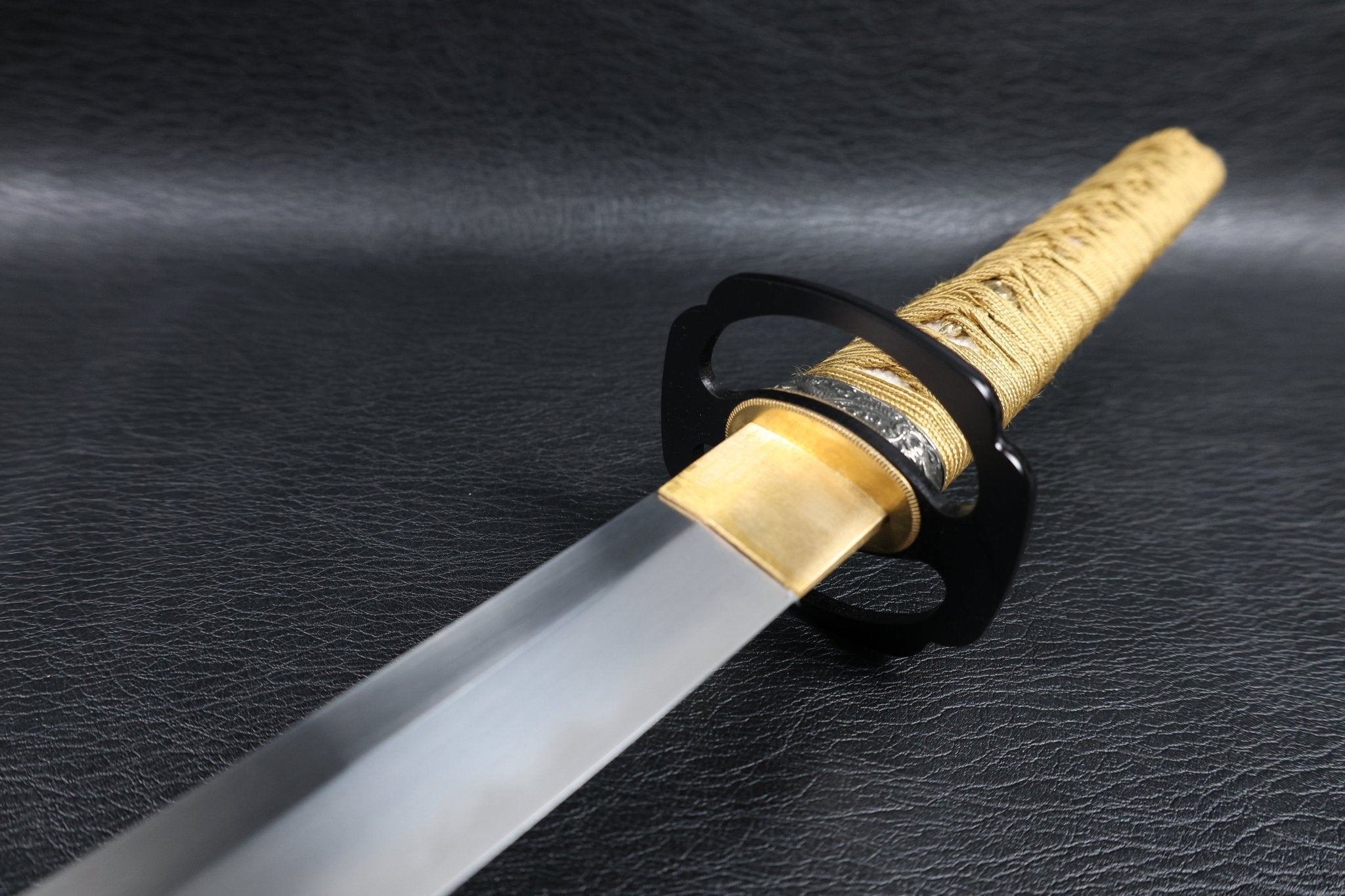 Katana DragonCurrent T10 Clay Tempered Blade with Black Ishime Saya | KSA Huo | KSA Katana For Sale 2026