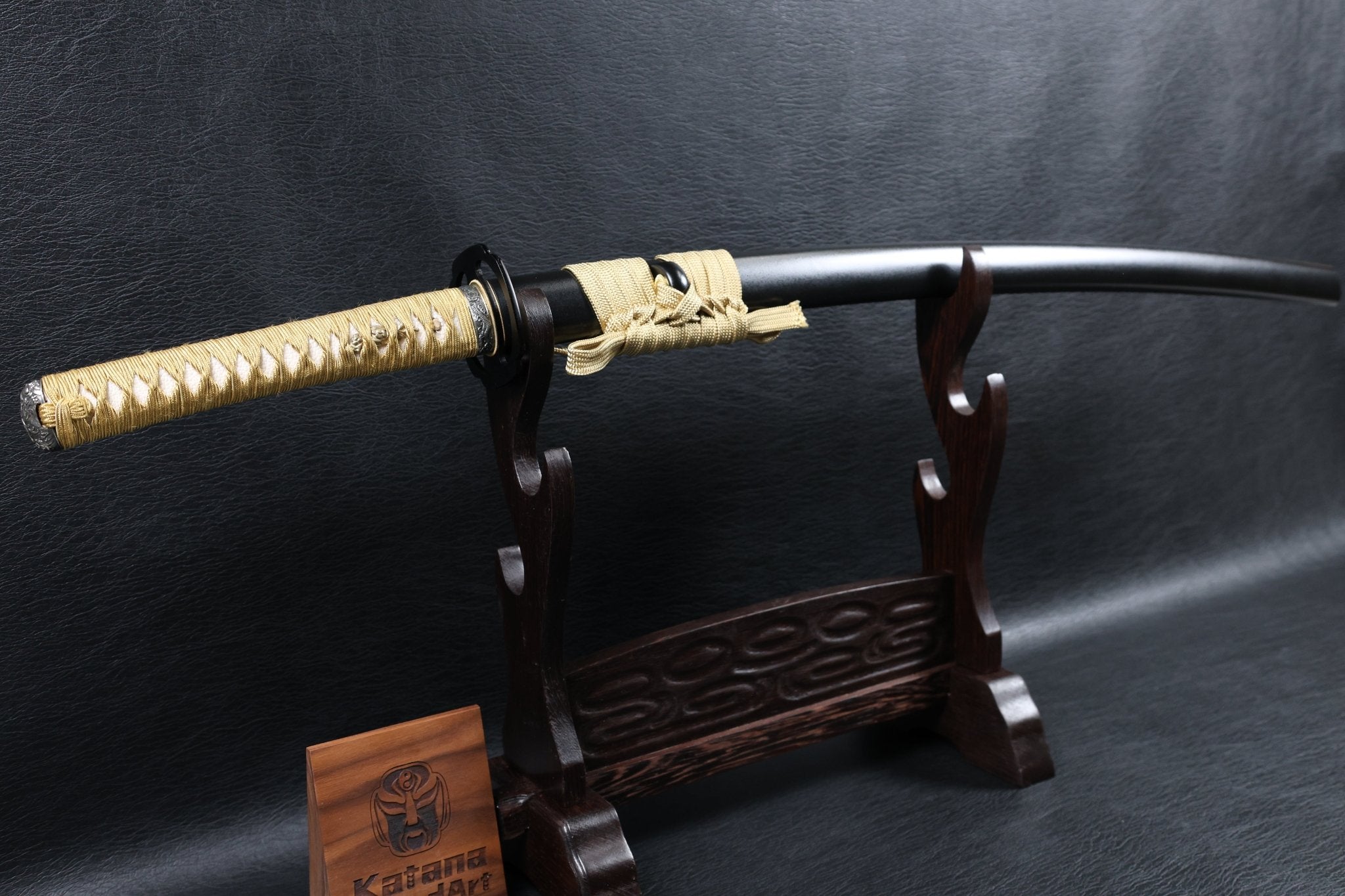 Katana DragonCurrent T10 Clay Tempered Blade with Black Ishime Saya | KSA Huo | KSA Katana For Sale 2026