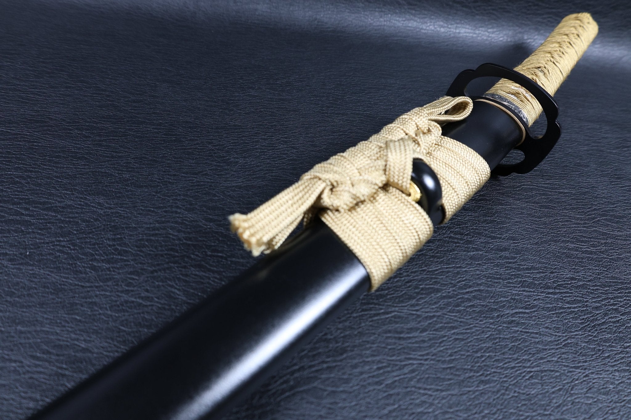 Katana DragonCurrent T10 Clay Tempered Blade with Black Ishime Saya | KSA Huo | KSA Katana For Sale 2026