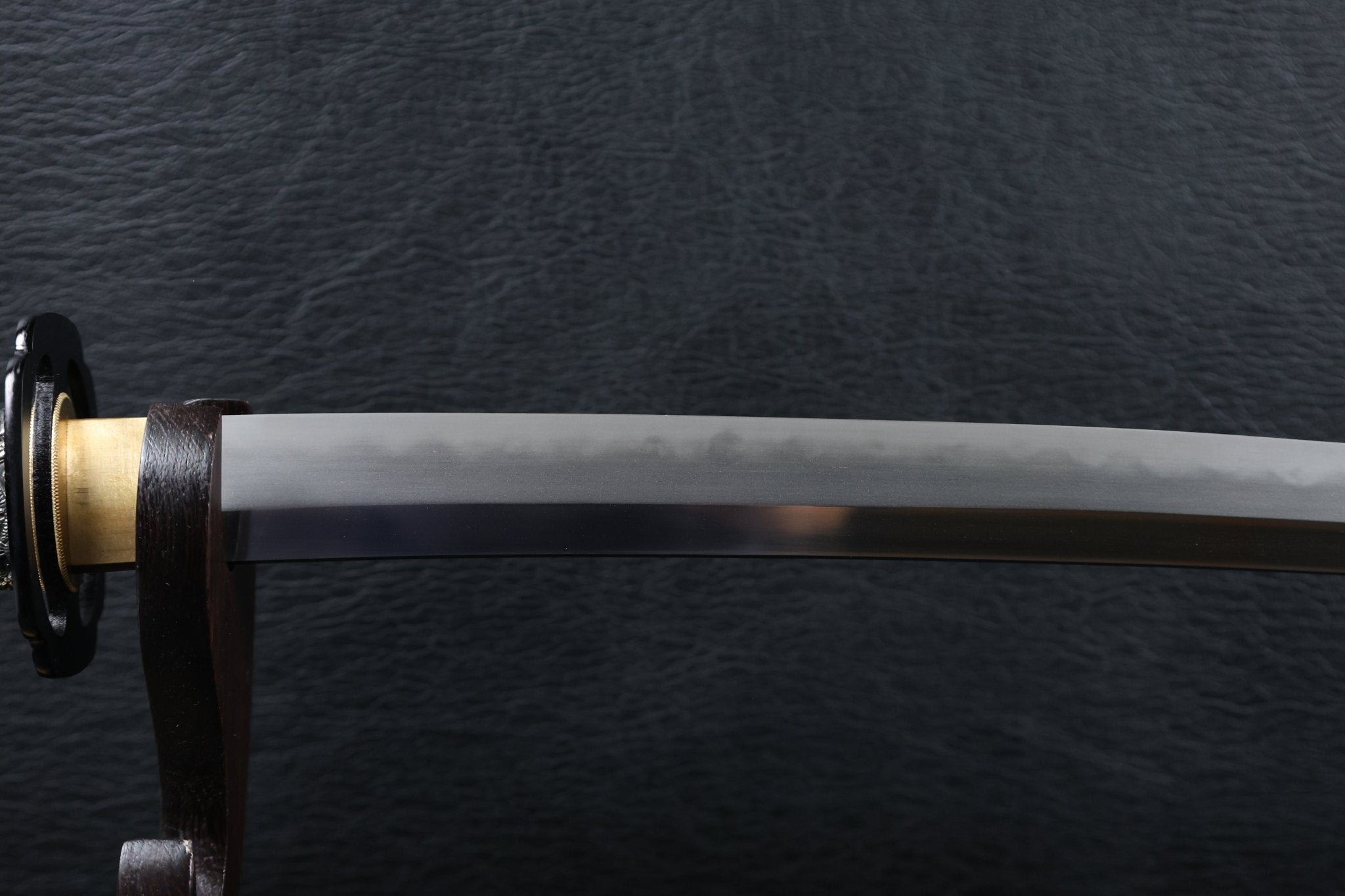 Katana DragonCurrent T10 Clay Tempered Blade with Black Ishime Saya | KSA Huo | KSA Katana For Sale 2026