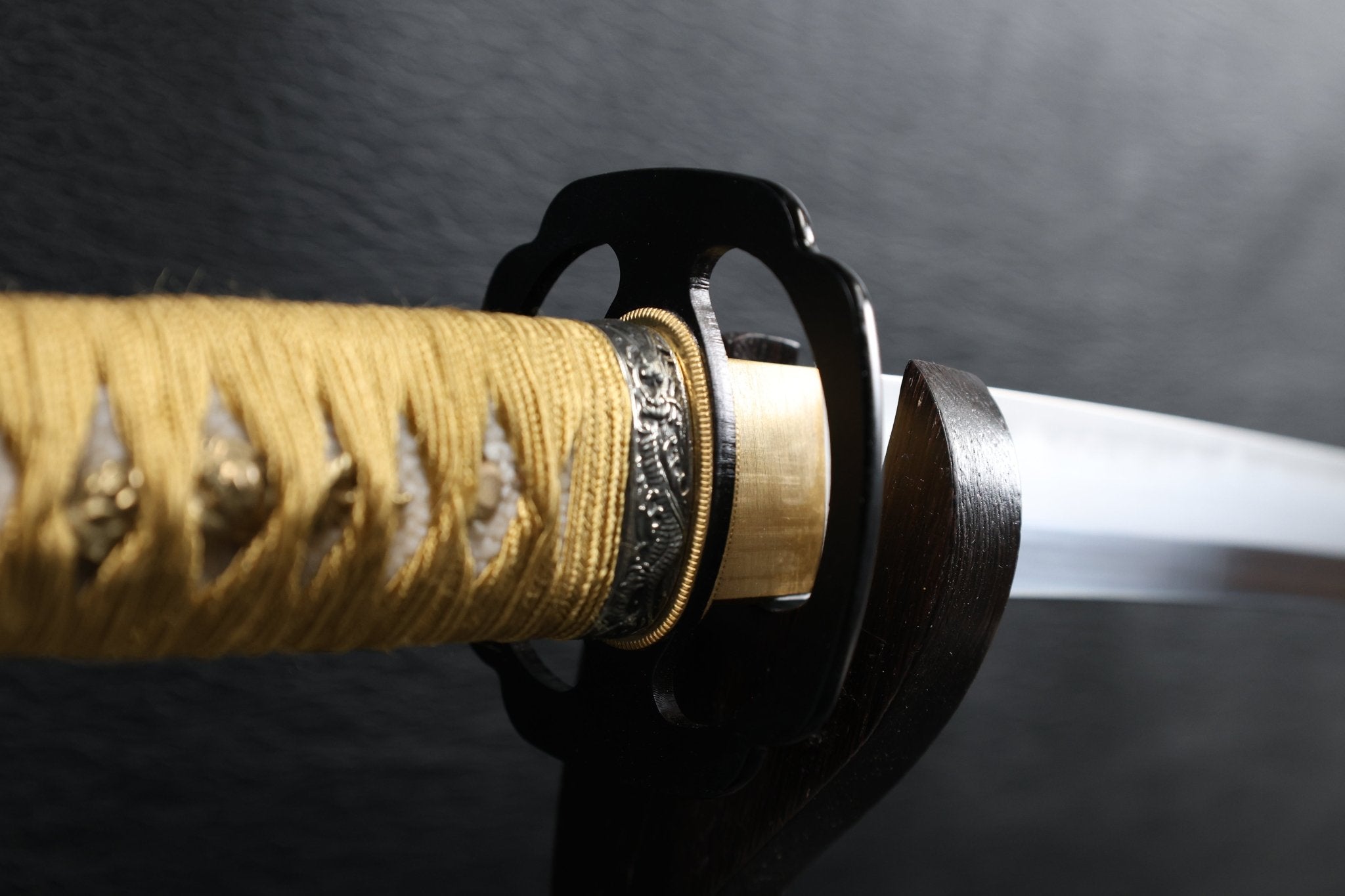 Katana DragonCurrent T10 Clay Tempered Blade with Black Ishime Saya | KSA Huo | KSA Katana For Sale 2026